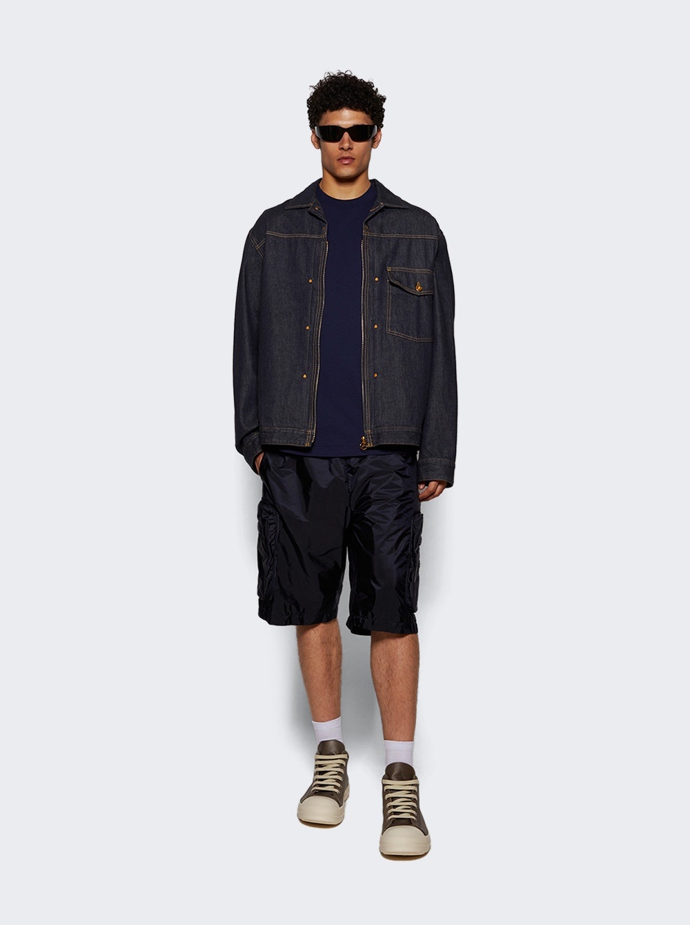 X Mercedes-benz By Nigo Nepit Jacket Blue - 5