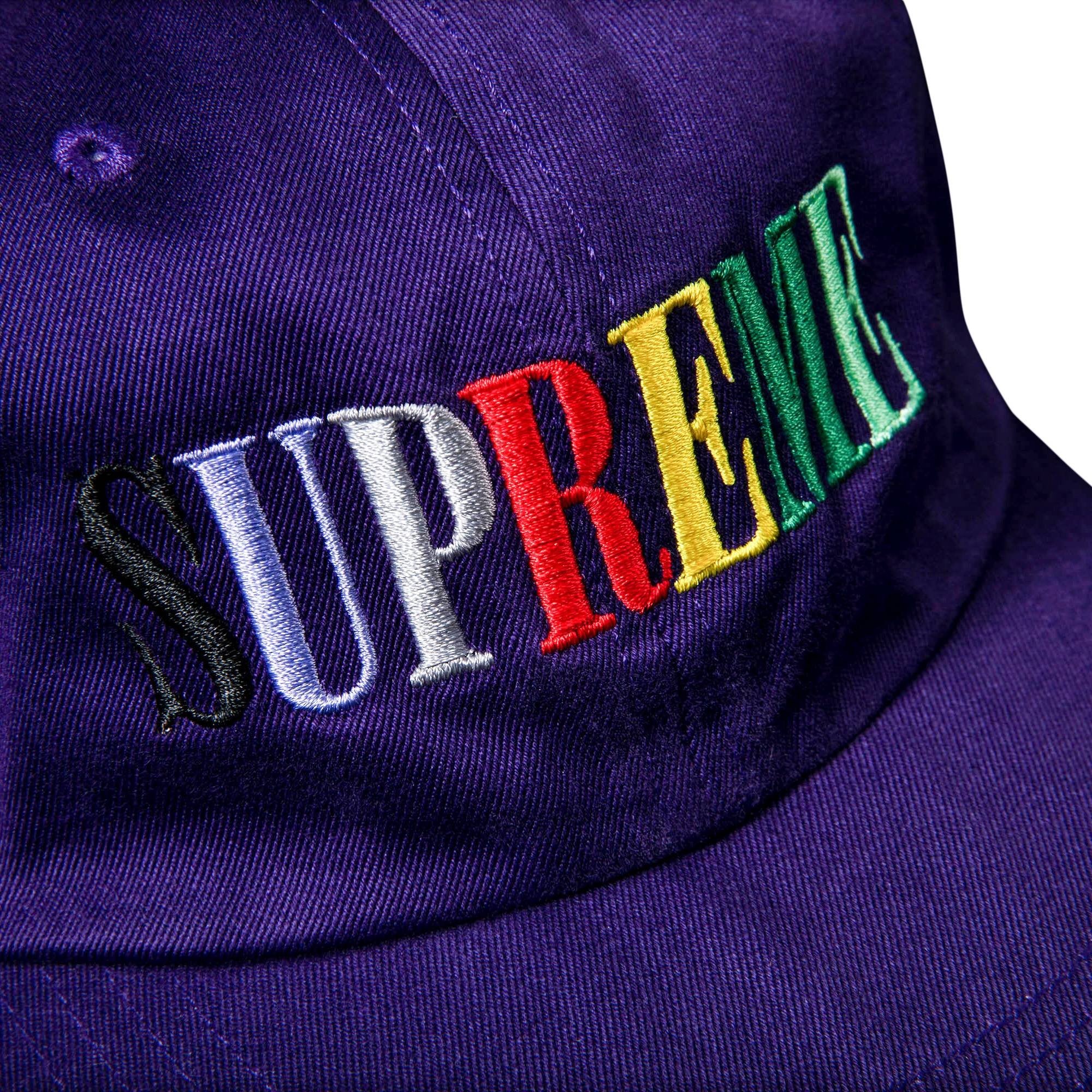 Supreme Multi Color Logo 6-Panel 'Purple' - 3