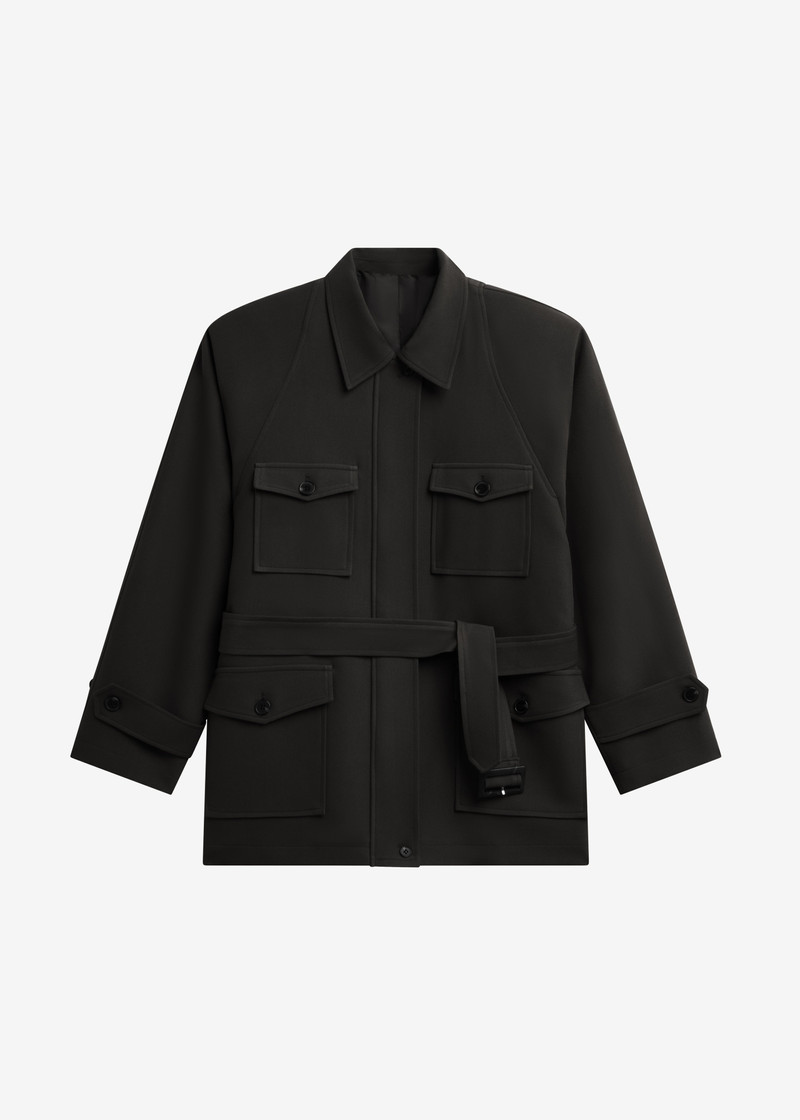 Trevose Padded Utility Jacket - Black 1