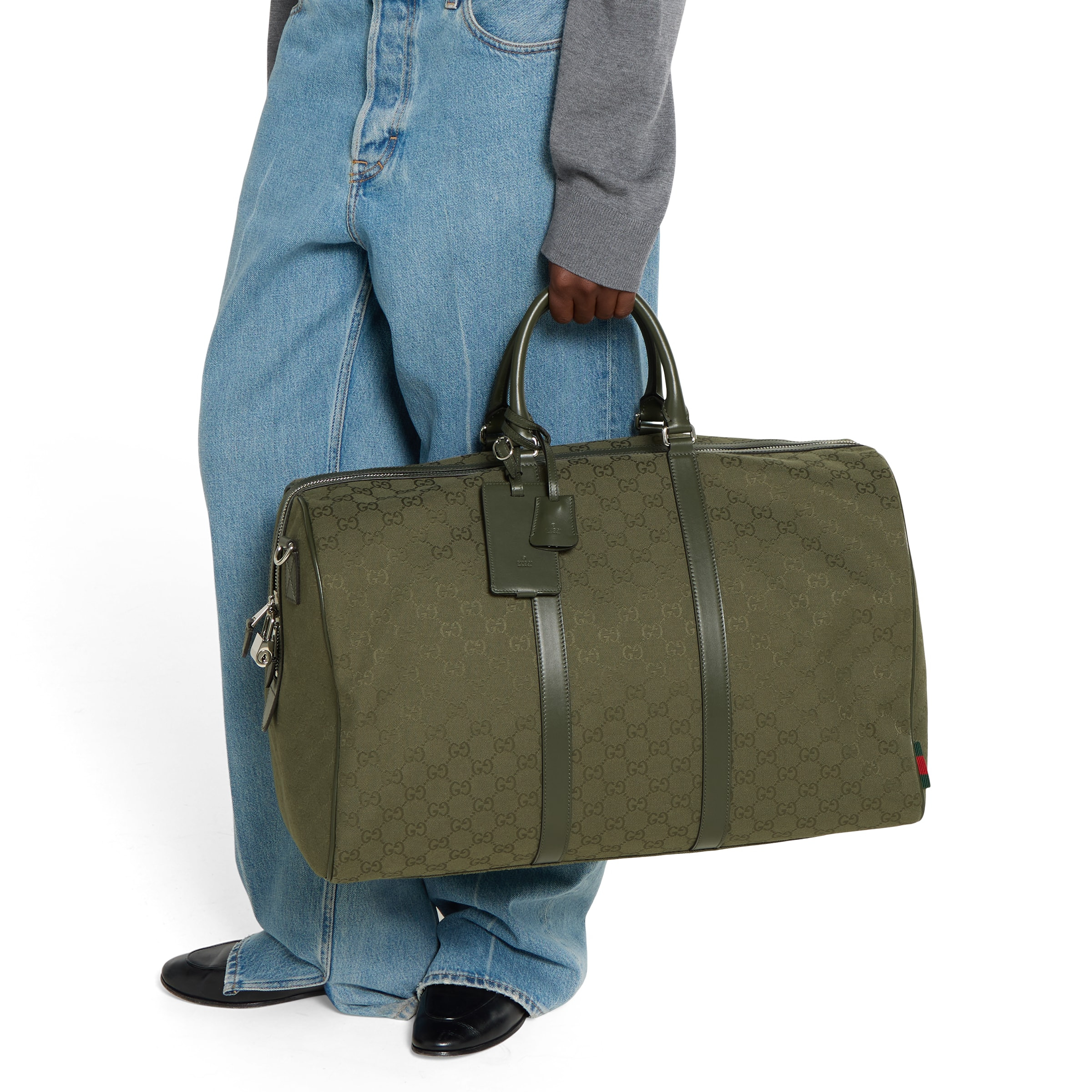 GG canvas large duffle bag - 7