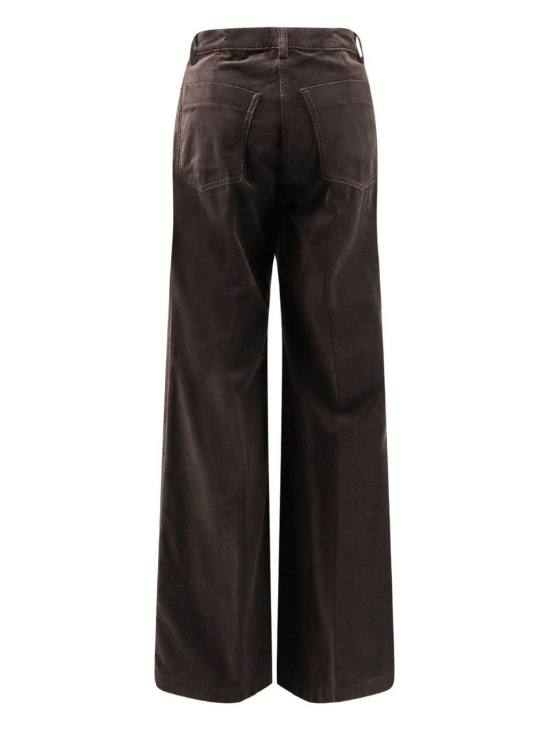 Aspesi high-waisted flared trousers outlook