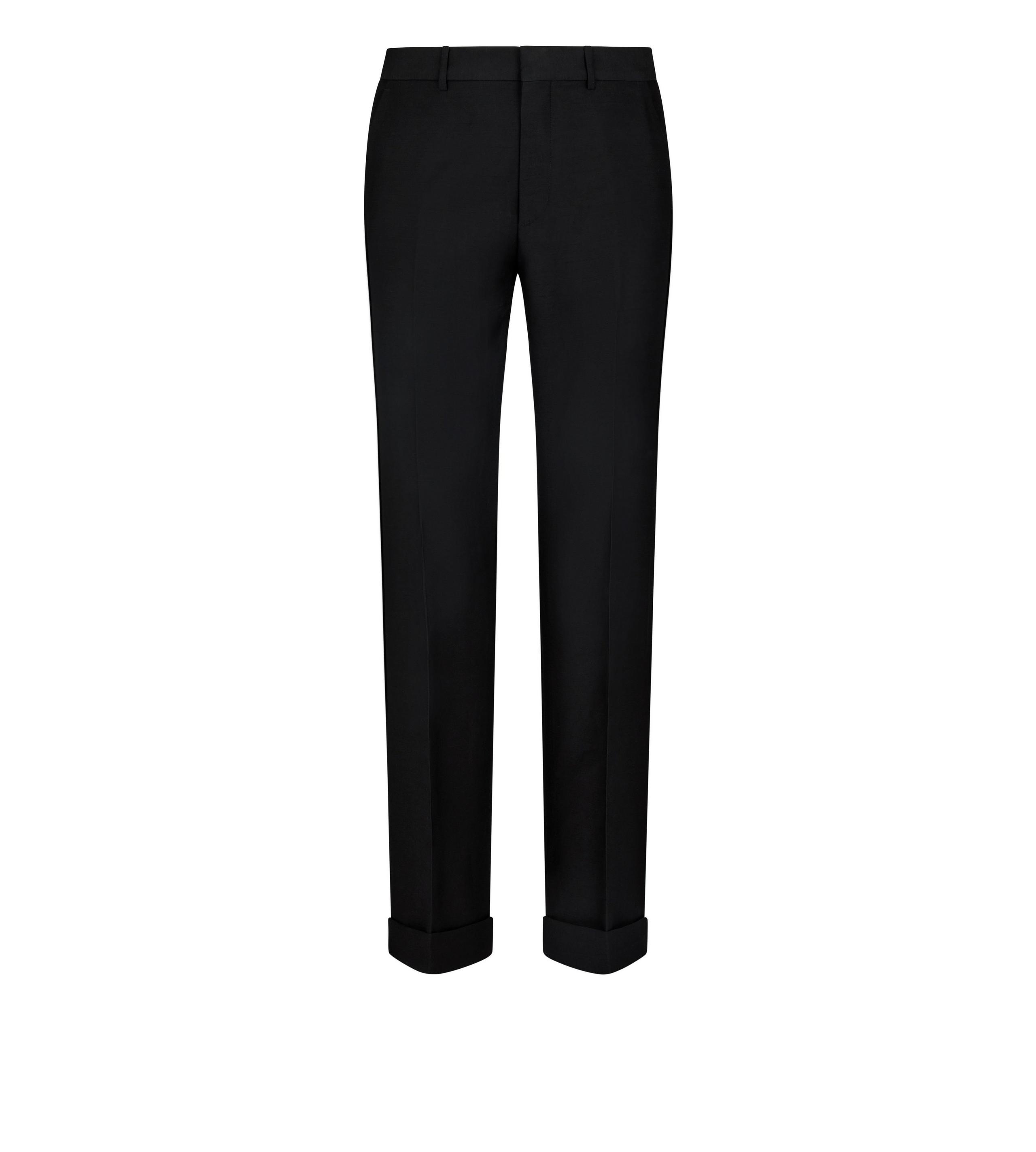 ORGANZA SILK POPLIN ATTICUS TROUSER - 1