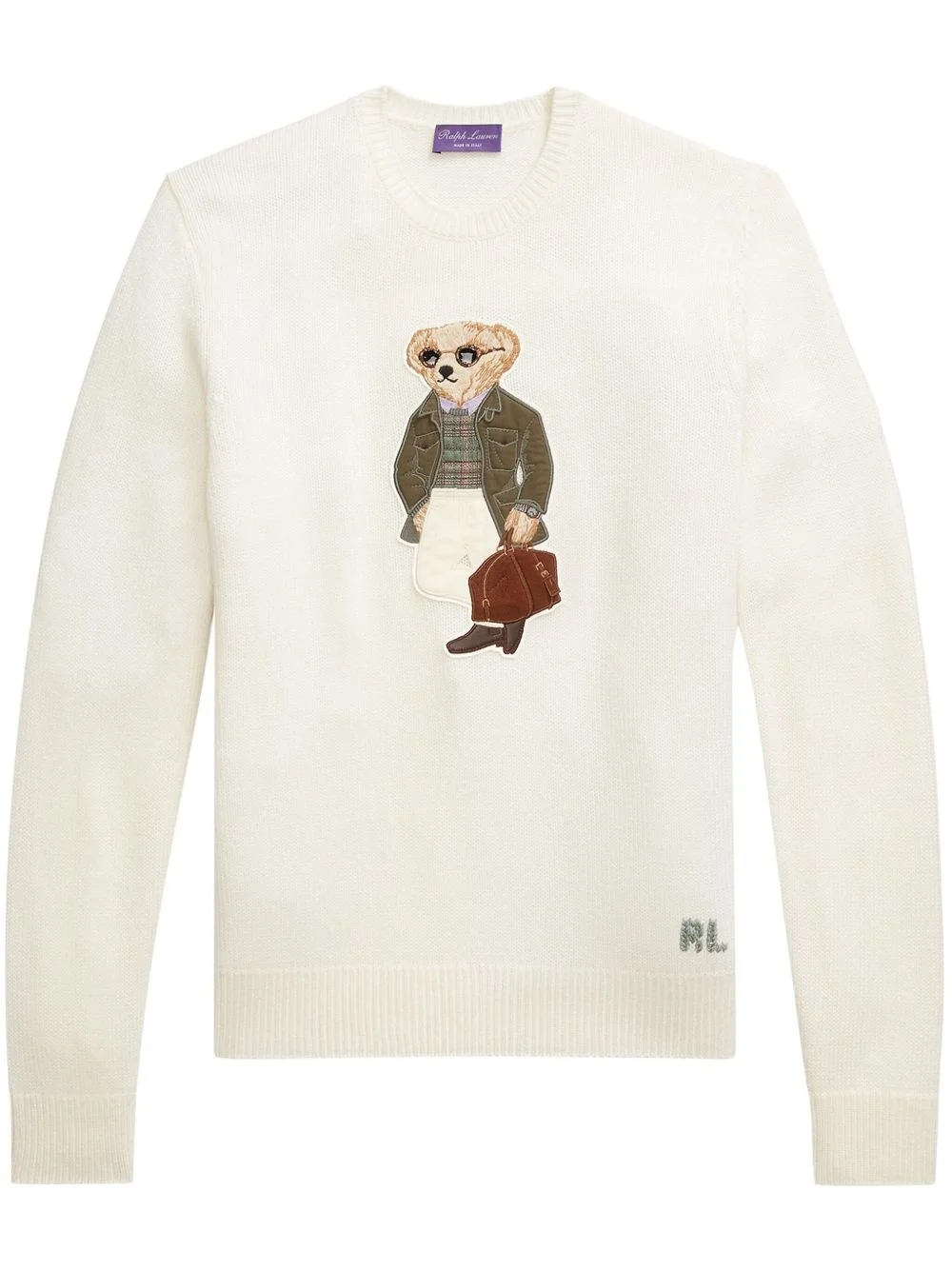 Polo Bear-embroidery jumper - 1