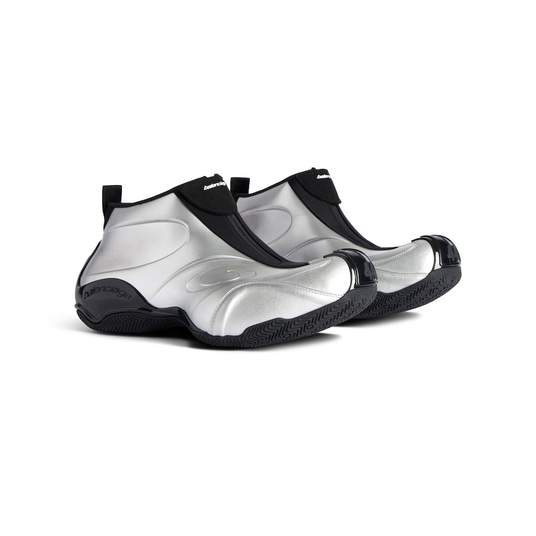Men's Basketball Sneaker  in Silver/black - 2