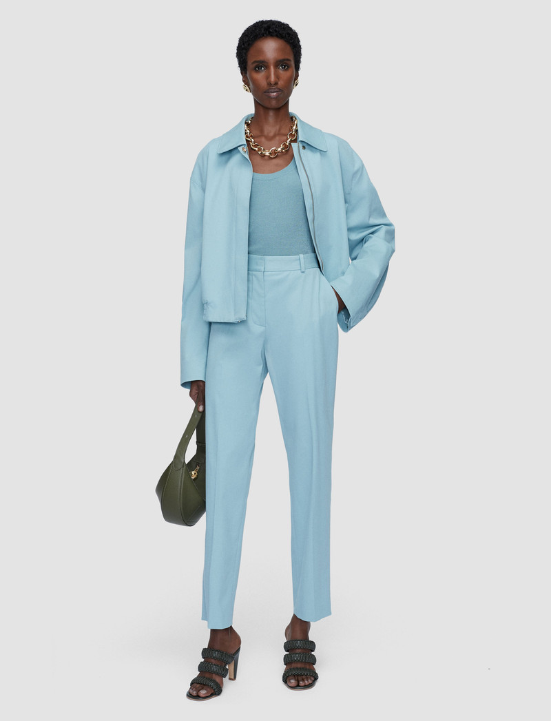 JOSEPH Coleman Long Light Cotton Trousers outlook