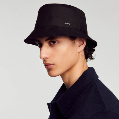 Sandro Technical fabric bucket hat outlook
