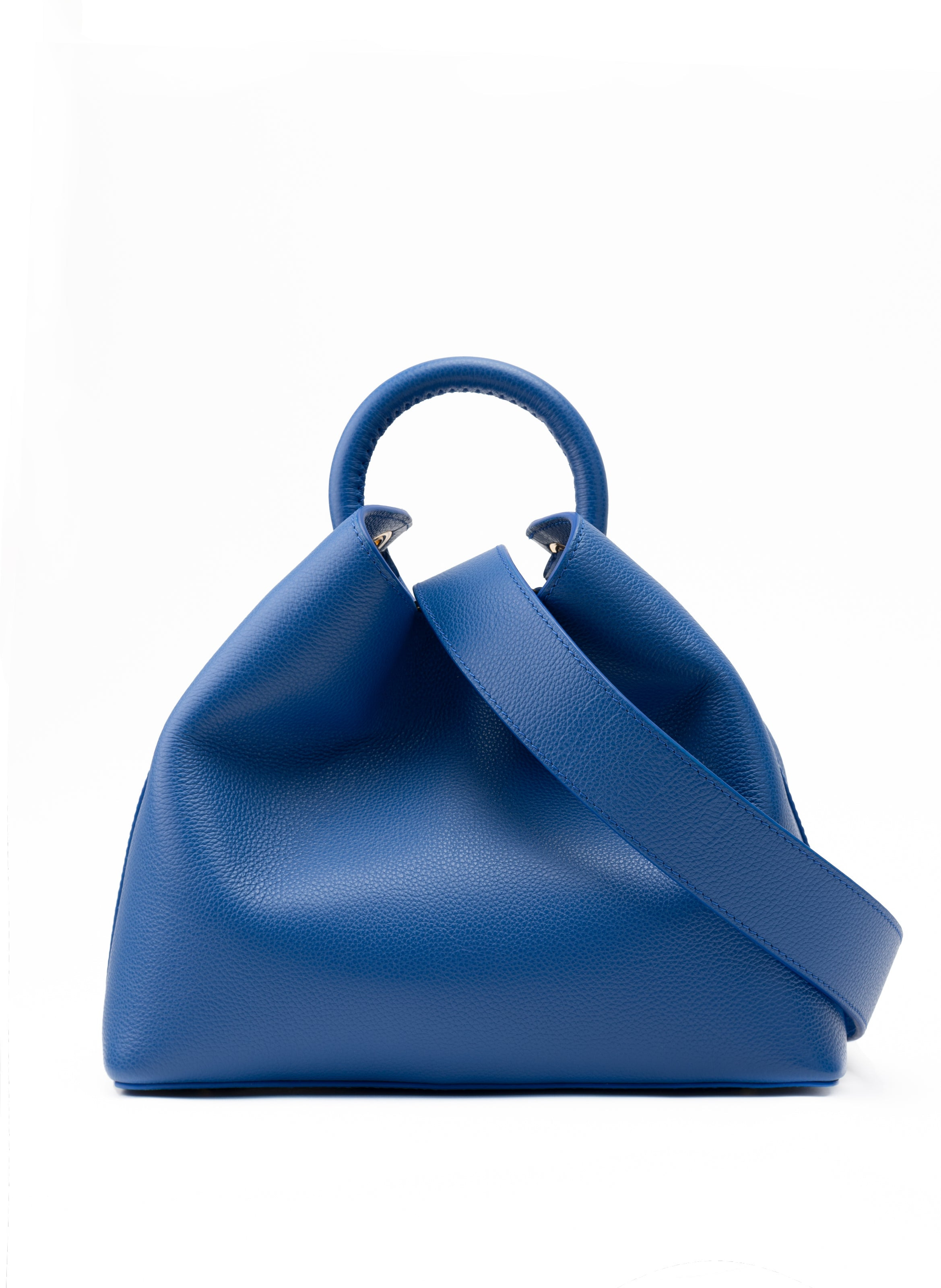 Raisin Pebbled Leather Azure Blue - 3