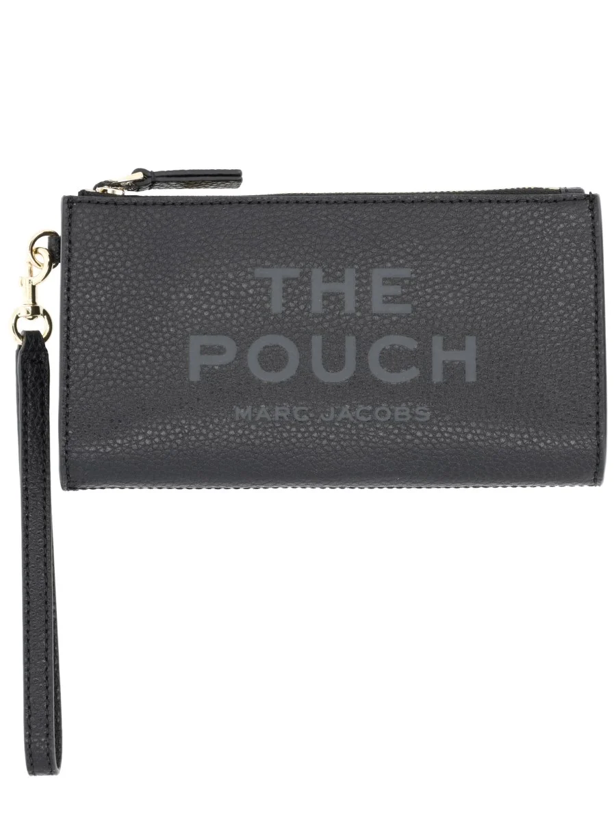 LEATHER POUCH WITH LOGO - 1