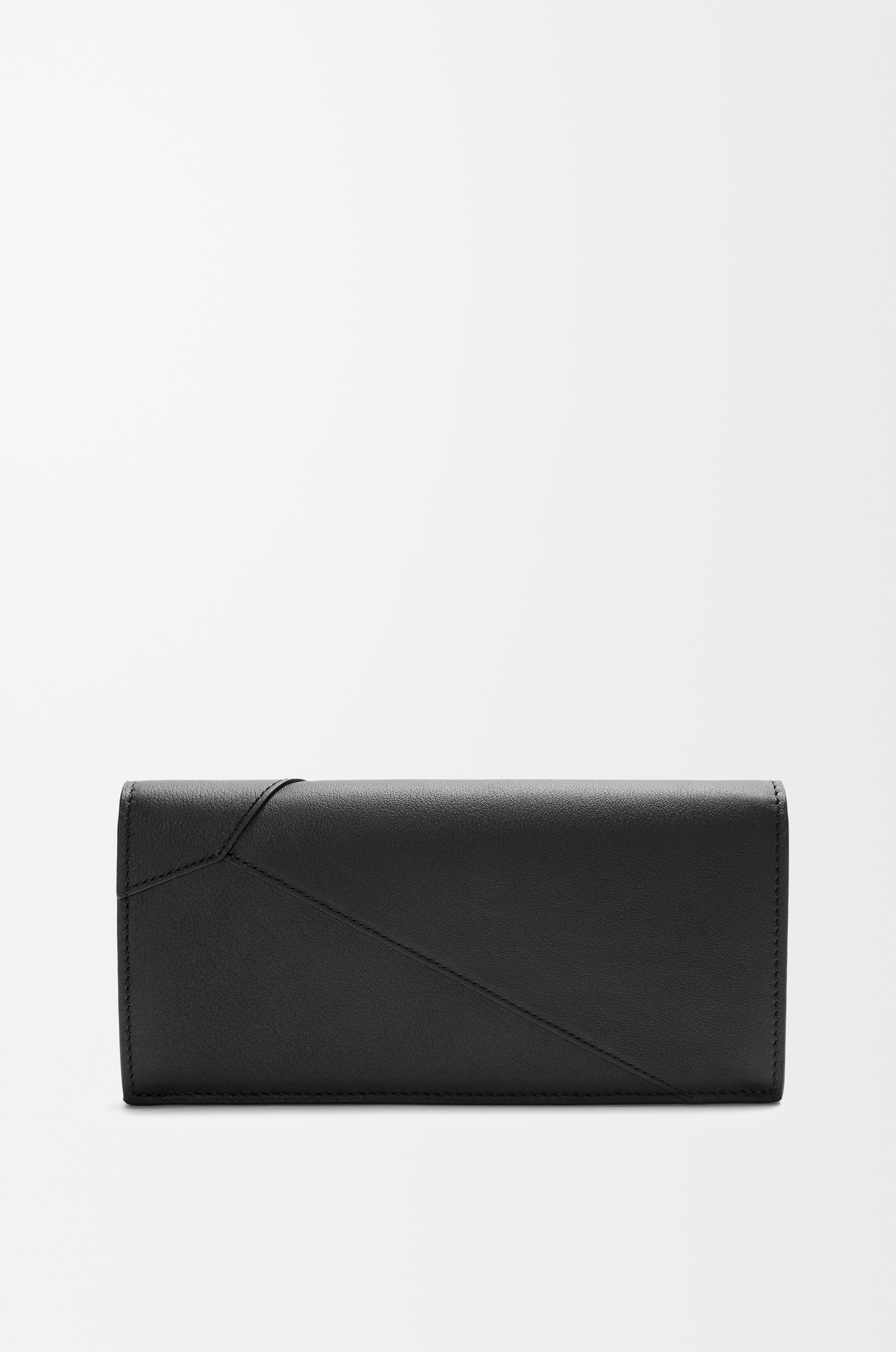 Puzzle long horizontal wallet in classic calfskin - 4