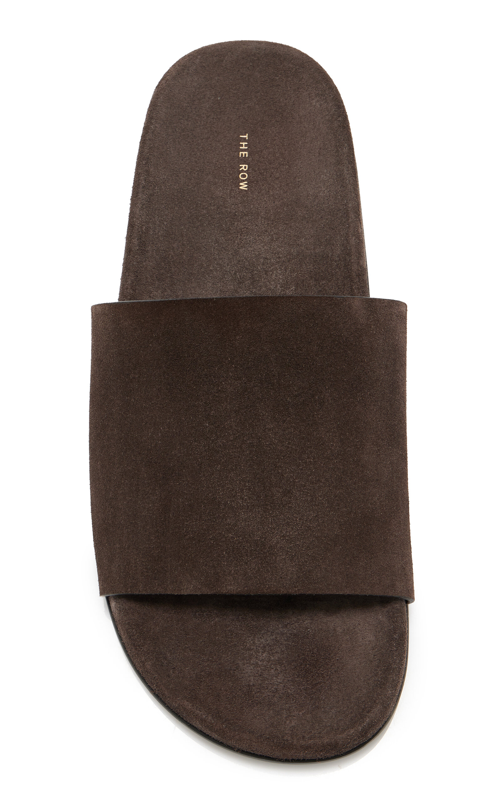 Hugh Suede Slide Sandals brown - 3