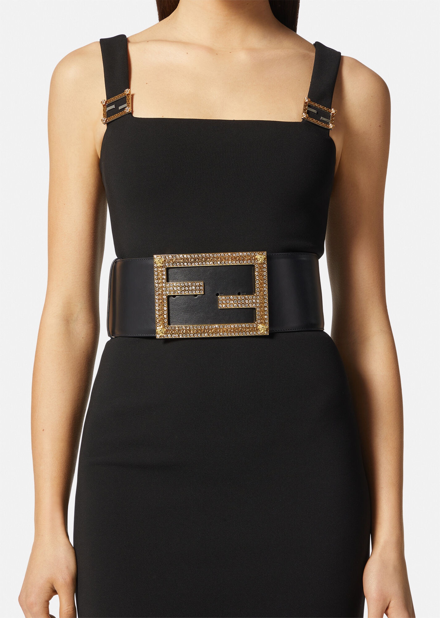 Fendace Buckle Wide Belt - 4