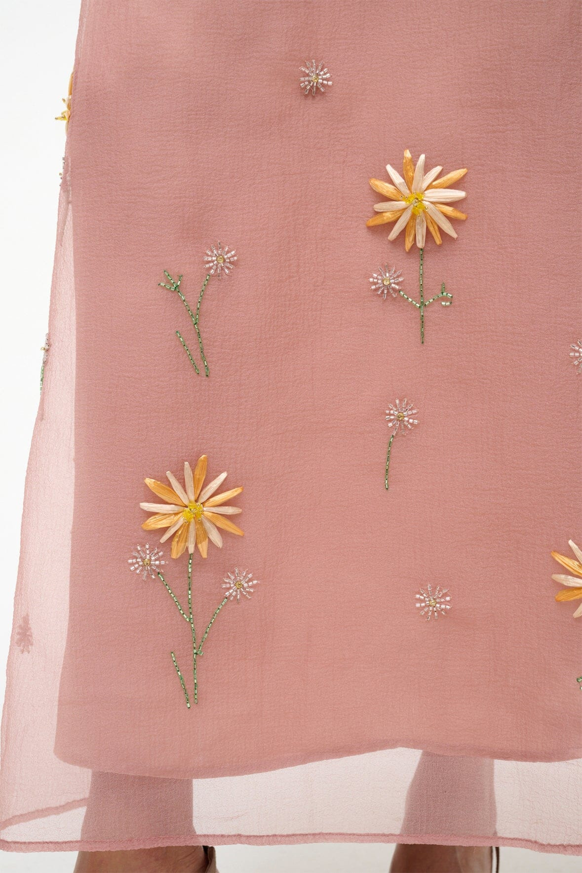 STAUD ALBEE DRESS DAHLIA DAYDREAM PINK - 8