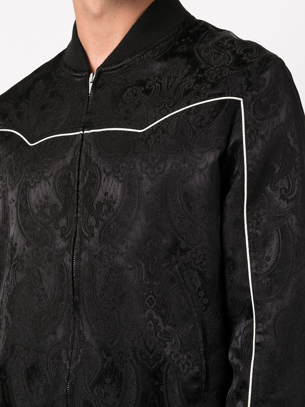 paisley-print bomber jacket - 5