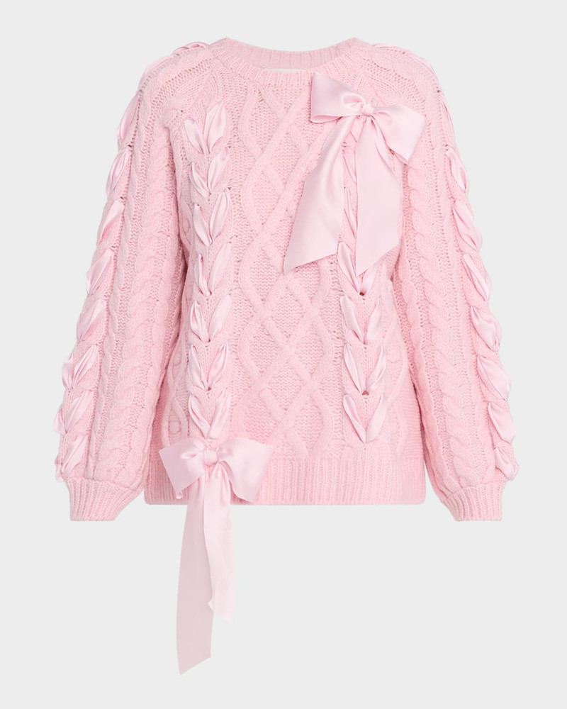 Kloss Alpaca-Blend Ribbon Pullover 1