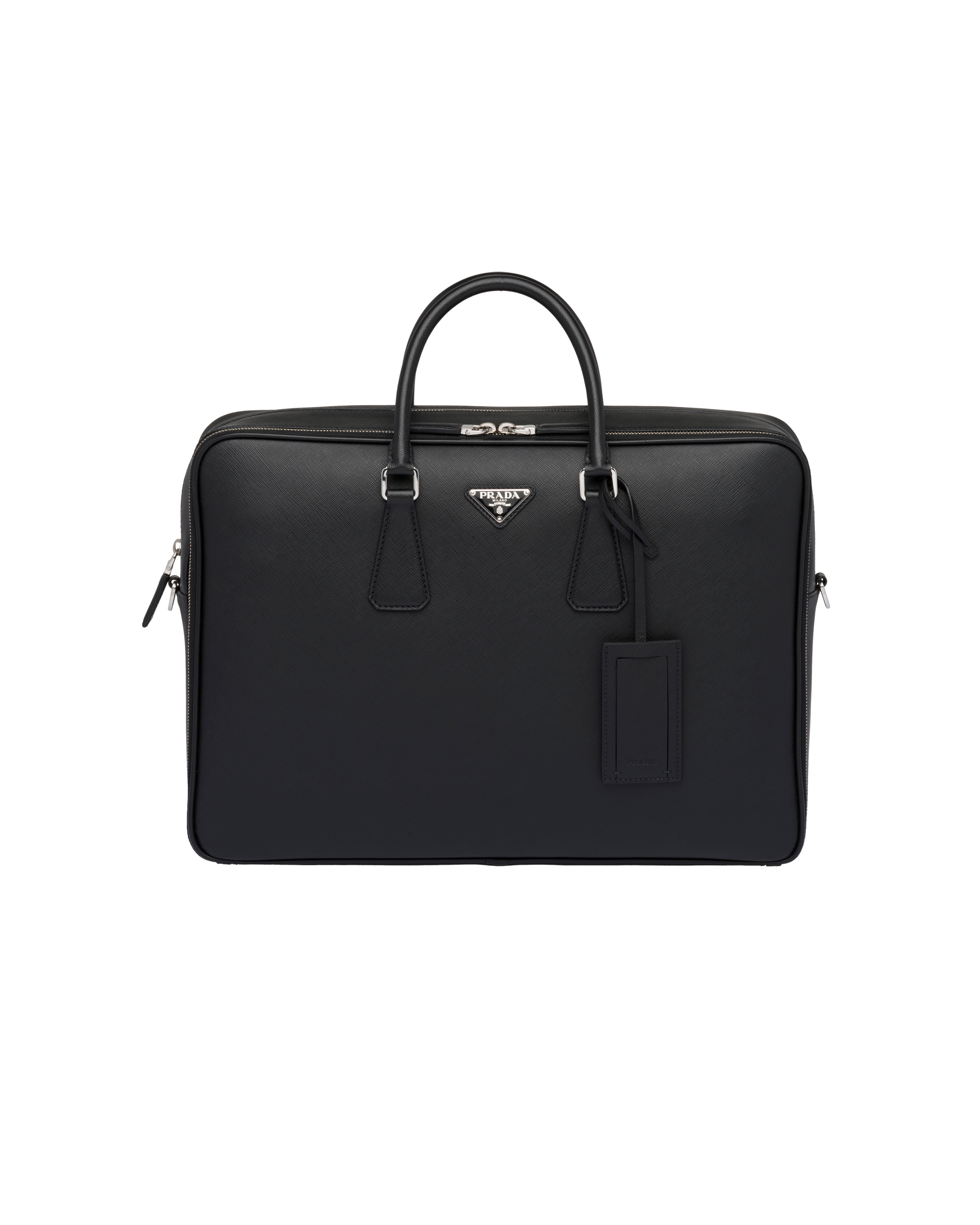 Saffiano Leather Work Bag - 1