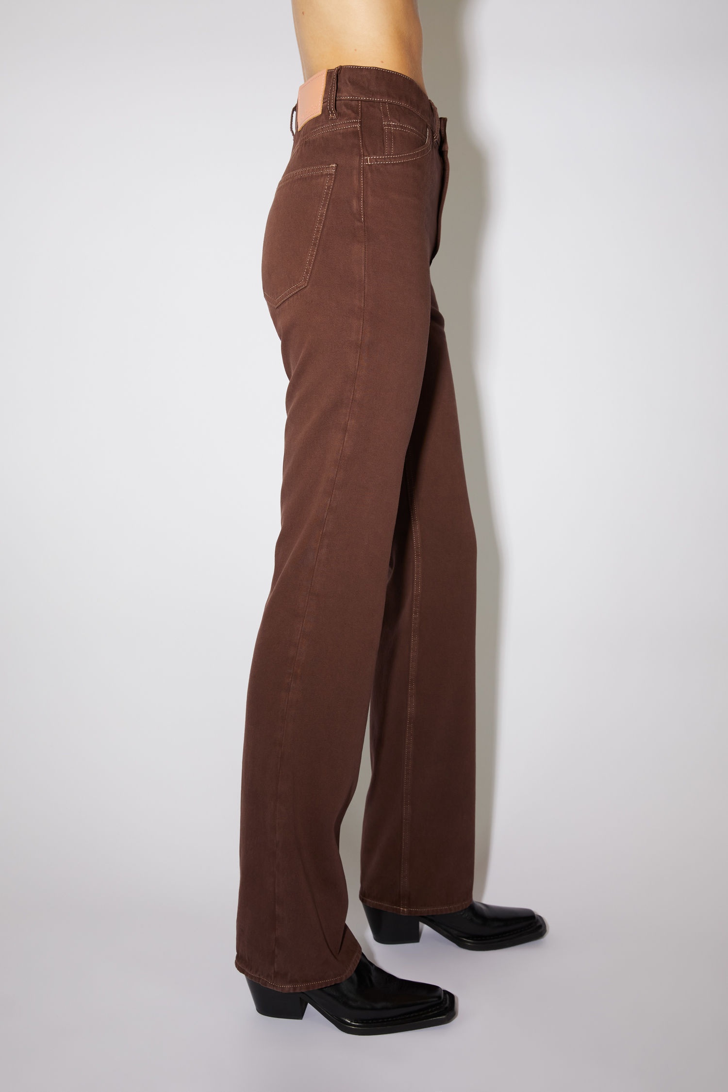 Bootcut fit jeans - Dark brown - 4