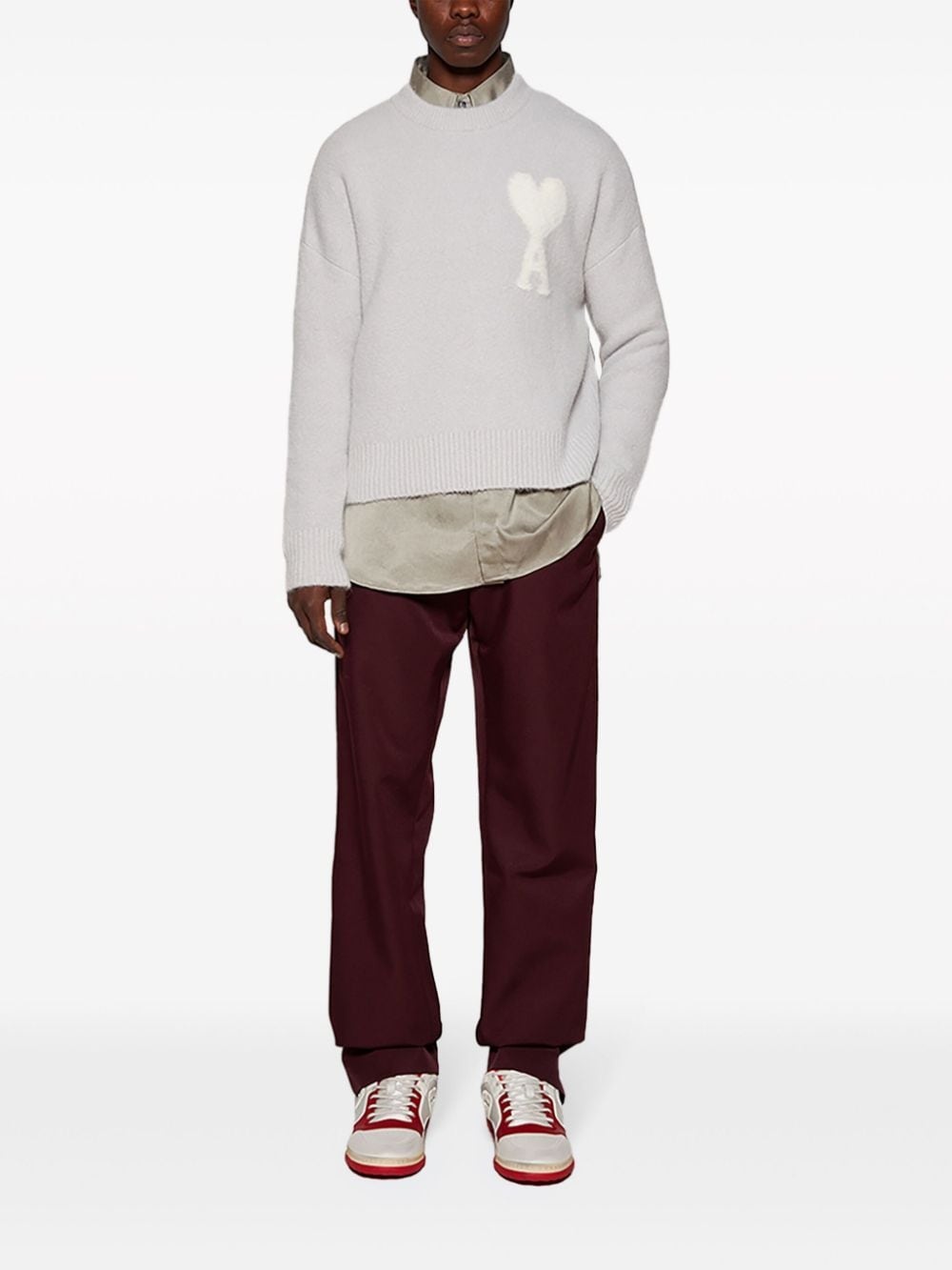 straight-leg tailored trousers - 2