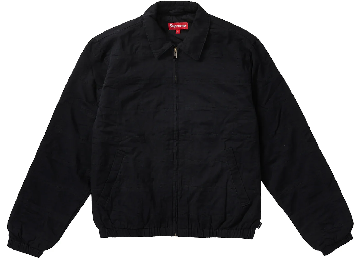 Supreme Patchwork Harrington Jacket Black - 1