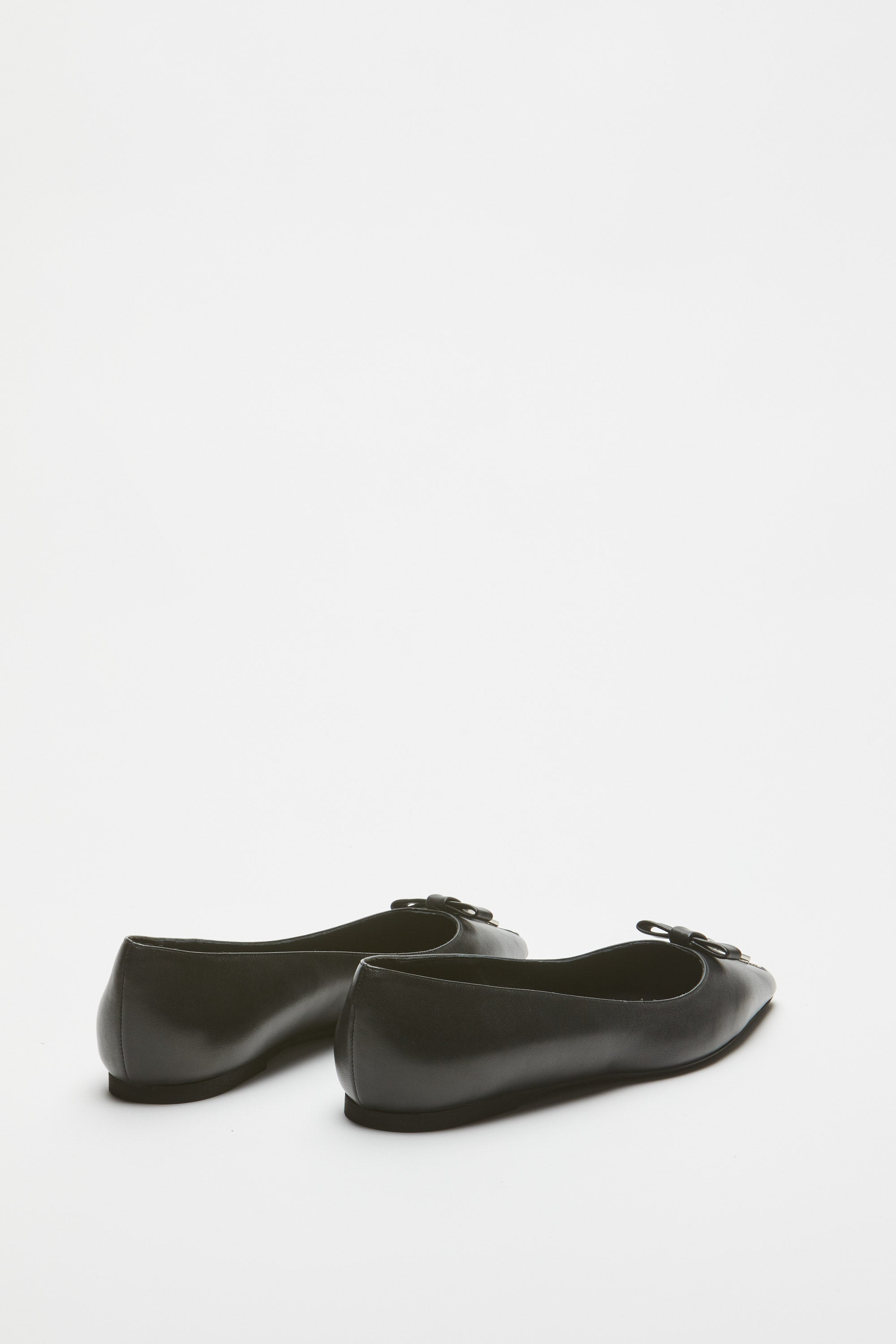 ZIP-DETAIL BALLET PUMPS - 3