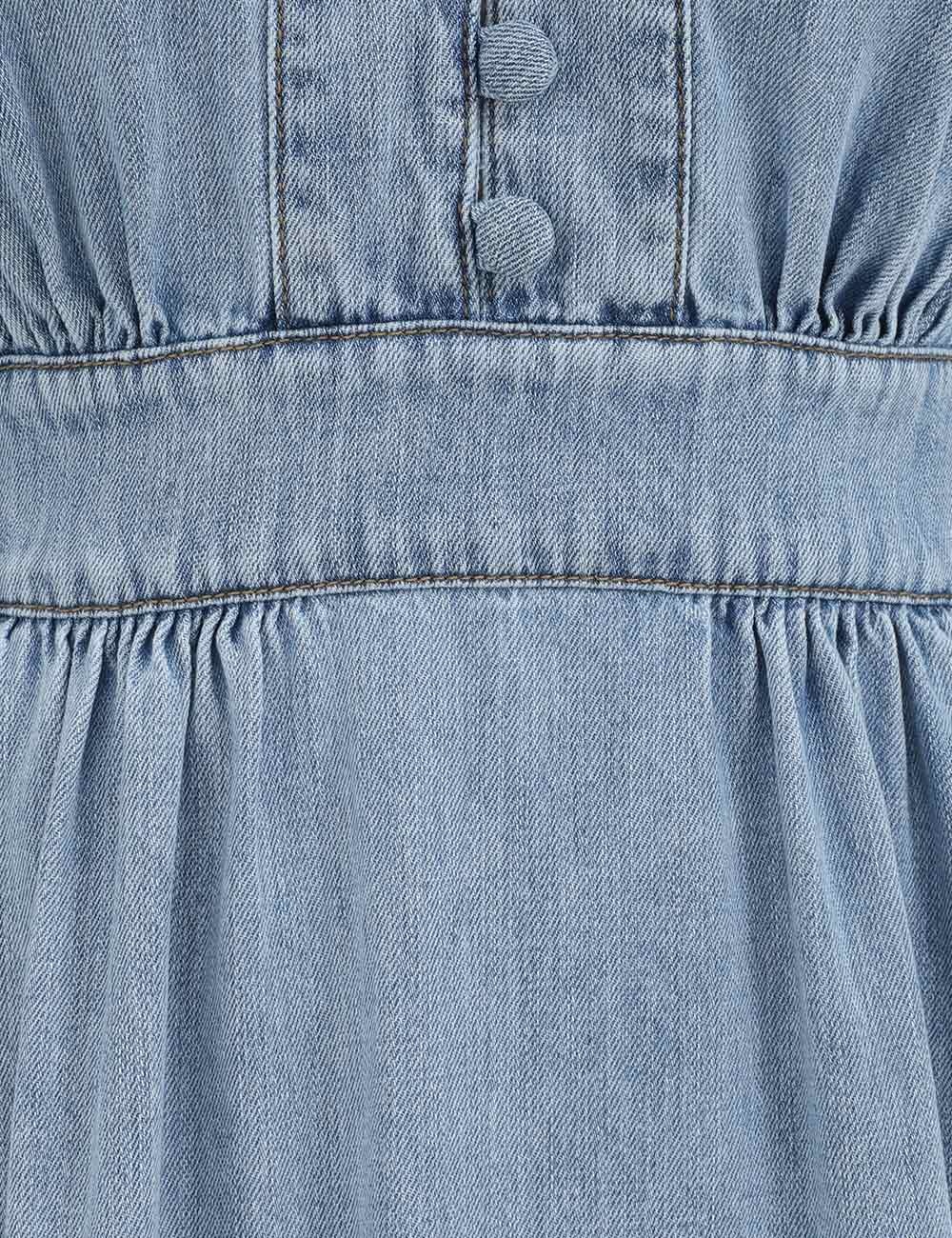 【Zimmermann】LUCKY DENIM MIDI DRESS デニム ミディドレス Lucky Denim Midi Dress Skylark Online | Zimmermann