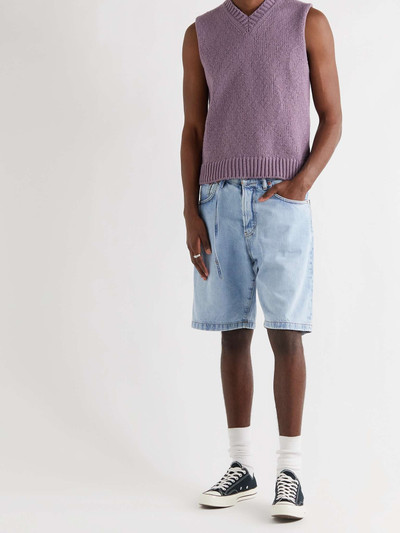 Acne Studios Roland Belted Denim Shorts outlook