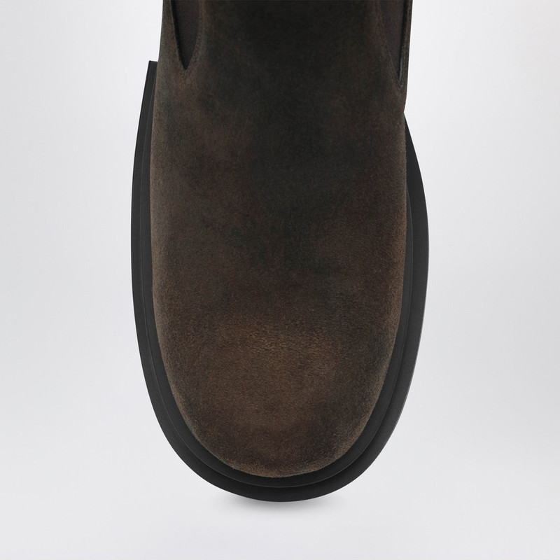 Brown Bogun Beatle boots in suede 3