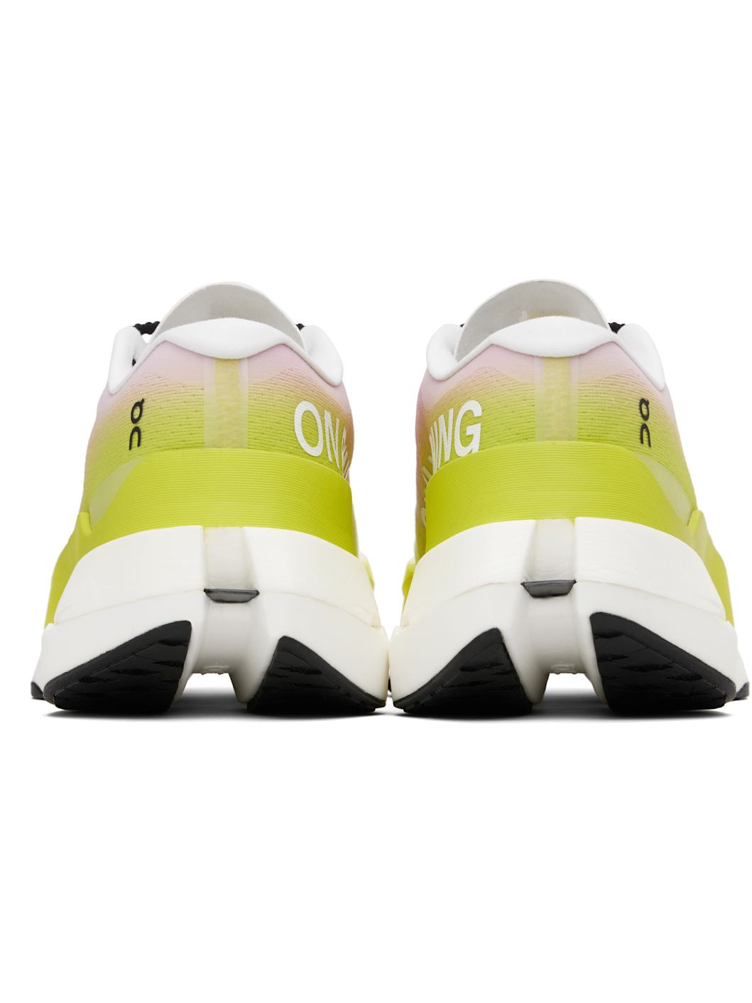White & Green Cloudboom Max Sneakers - 2