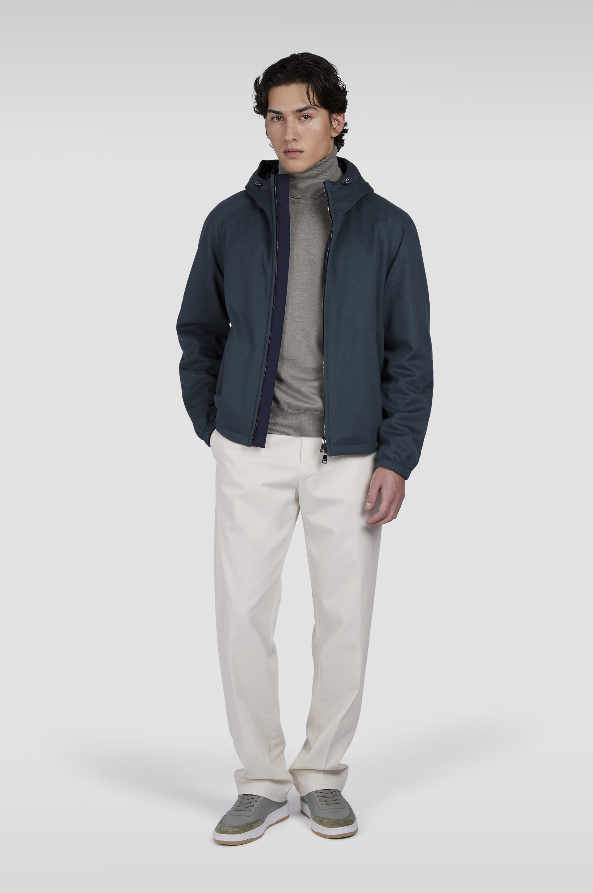 REVERSIBLE JACKET IN CASHMERE AND TYPHOON® - 2
