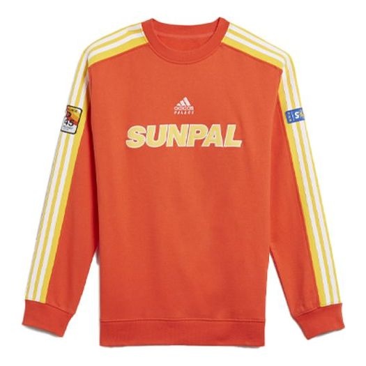 adidas x Palace Unisex Round-neck Sweatshirt Orange GL7172 - 1
