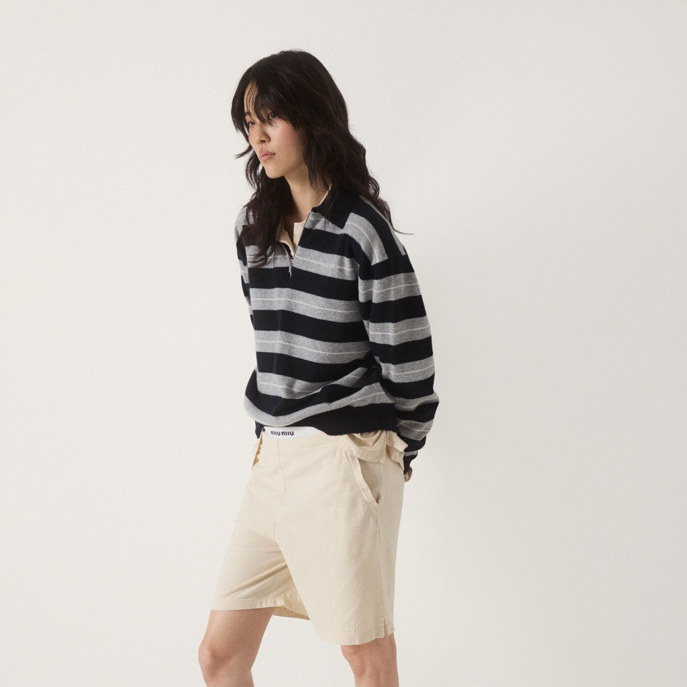 Cashmere polo shirt - 2