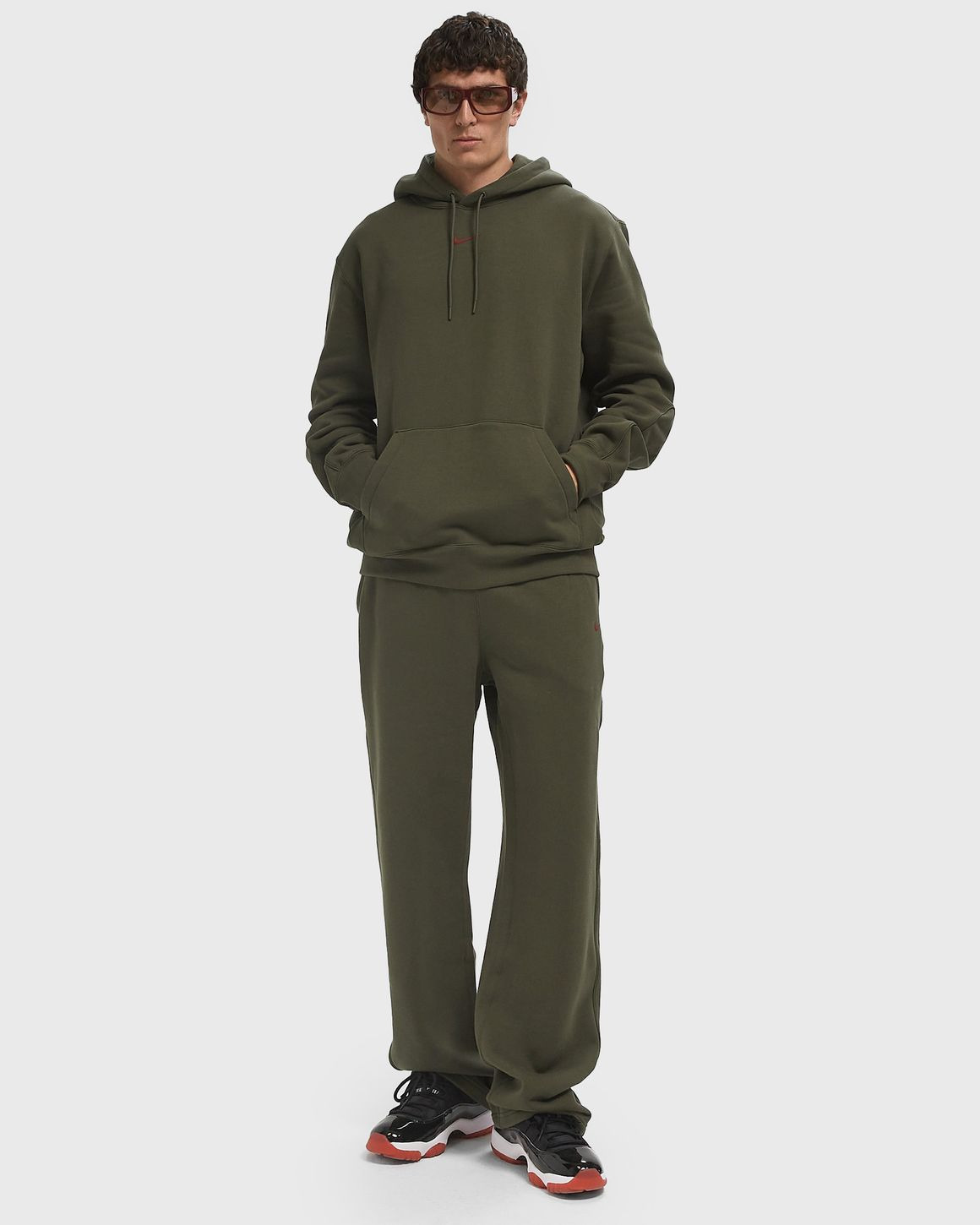 X NOCTA FLEECE CS OPEN HEM PANTS - 2
