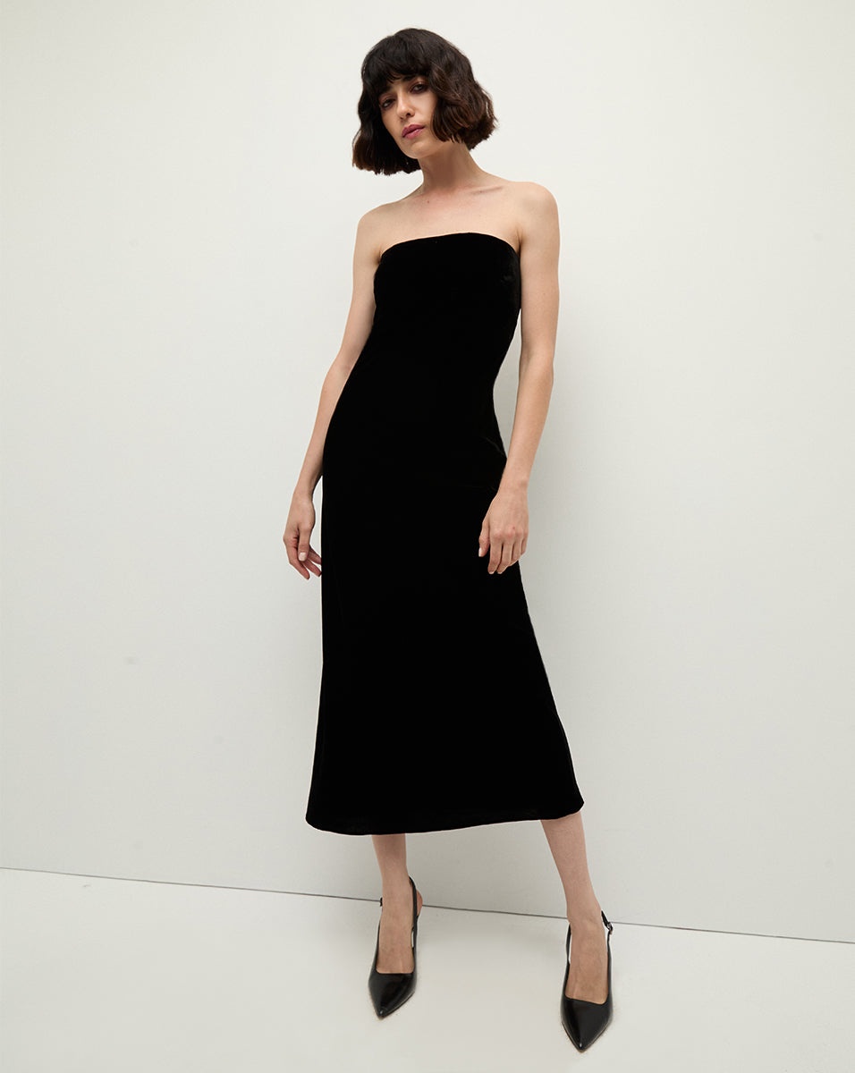 FLORA VELVET DRESS - 3