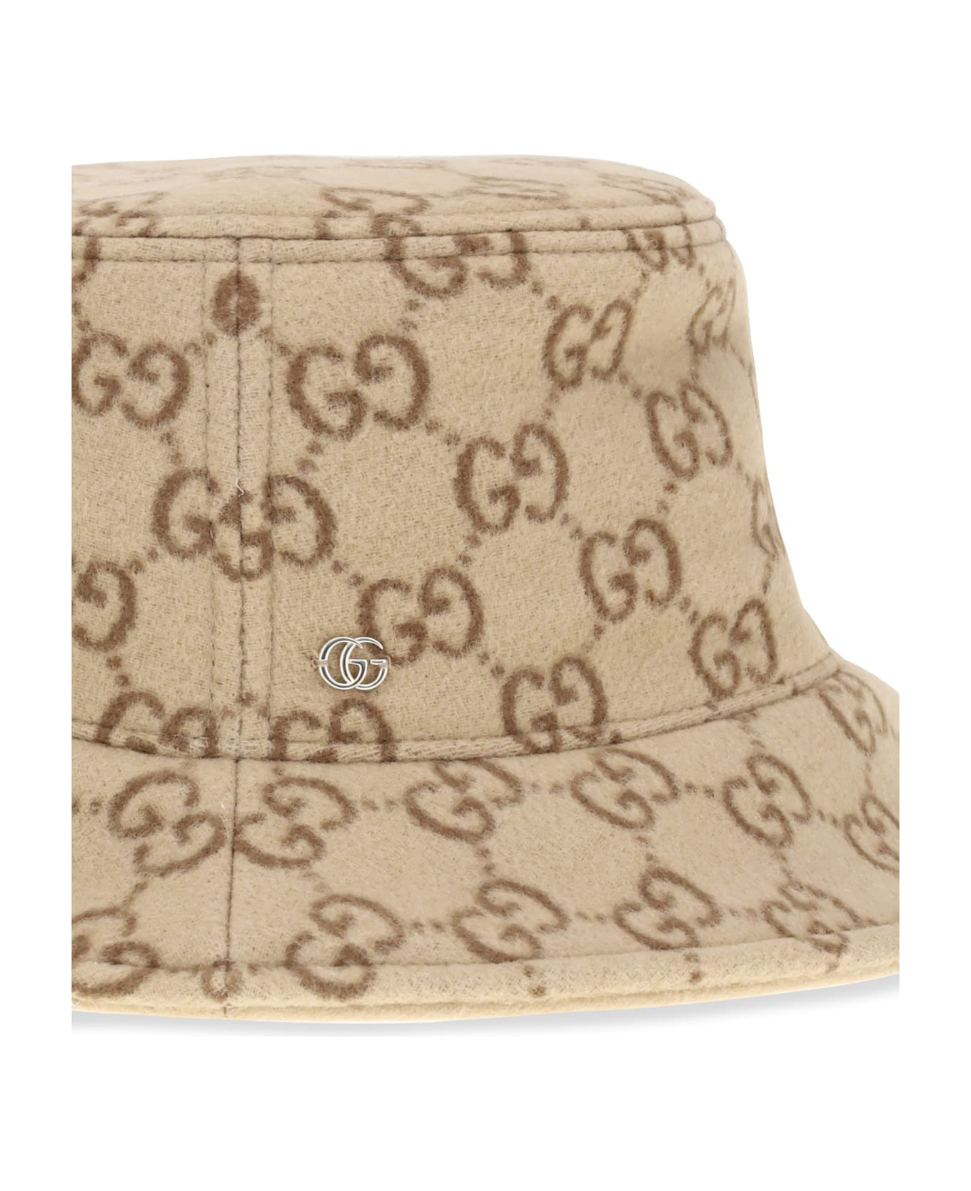 Gg Jacquard Wool Bucket Hat - 3