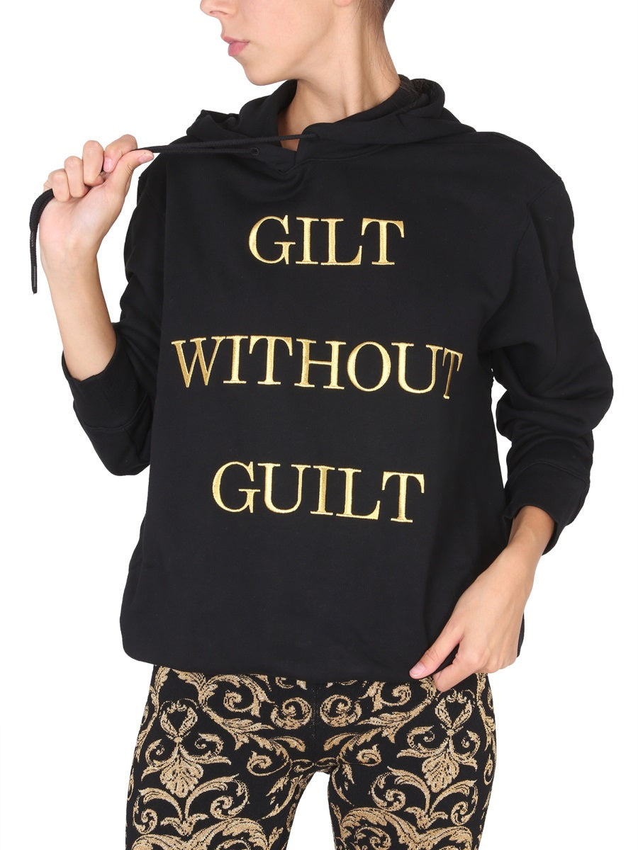 Moschino Women "Gilt Without Guilt" Sweatshirt - 3