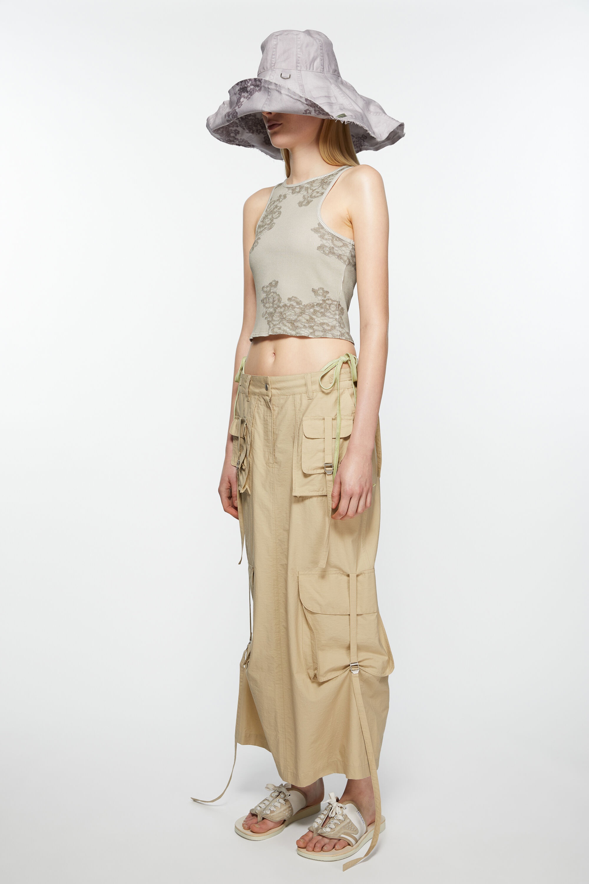 Cargo skirt - Beige - 3