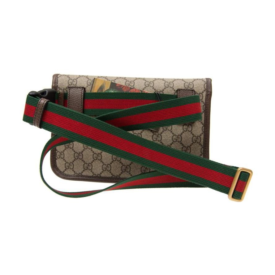 Gucci Neo Vintage GG Supreme Belt Bag 'Brown' 493930-9C2VT-8745 - 3