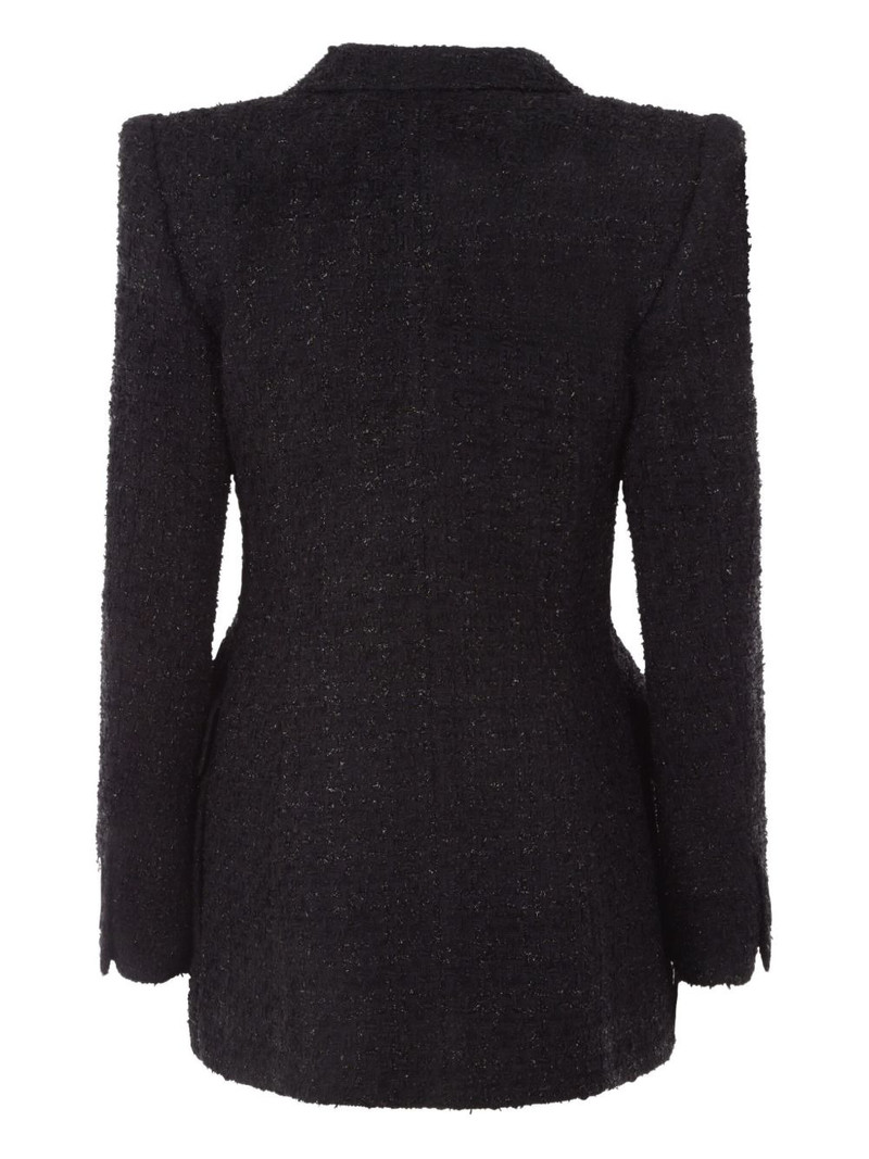 BALENCIAGA Hourglass tweed blazer outlook
