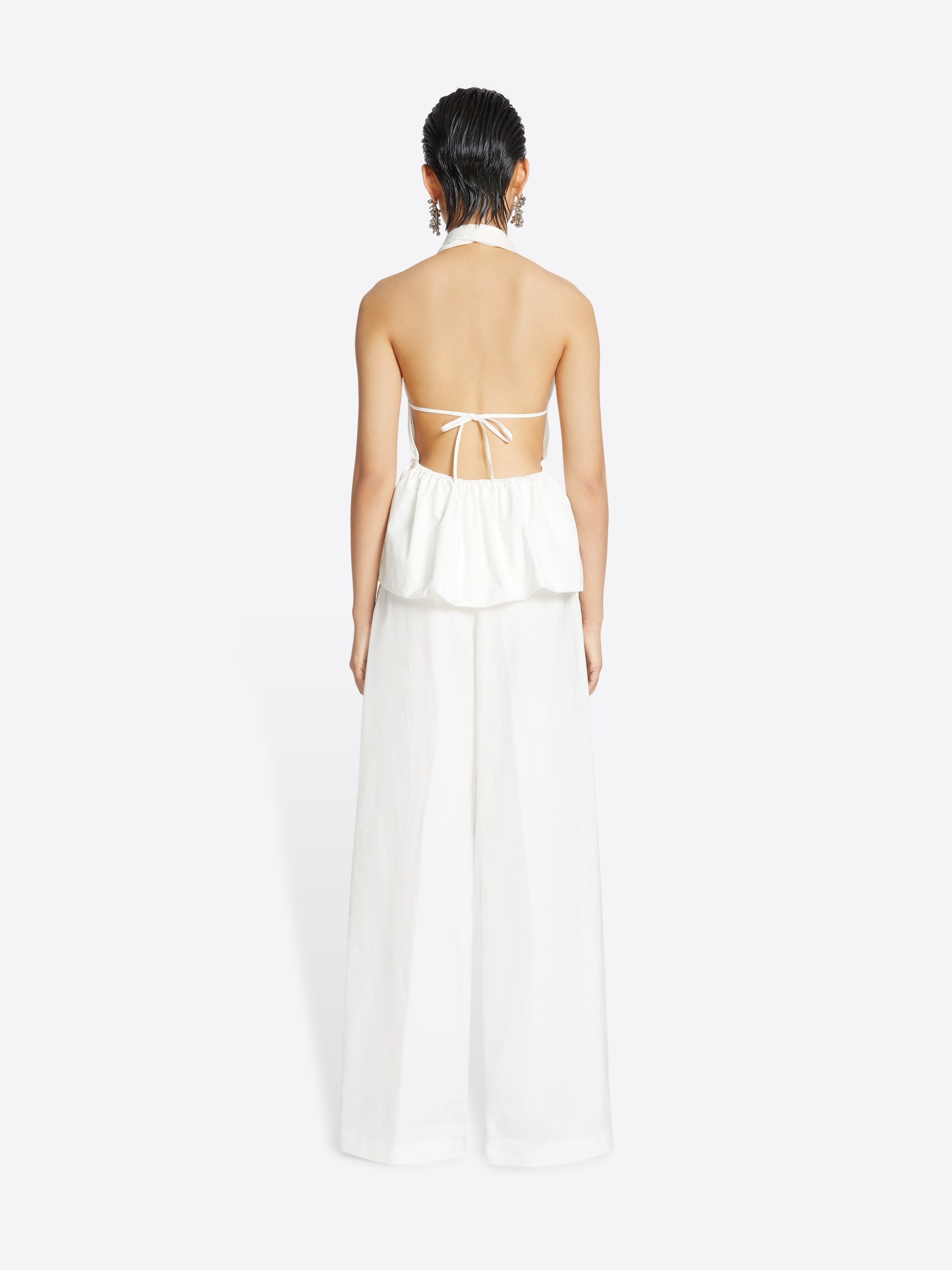 WIDE PLEATED PANTS - 4