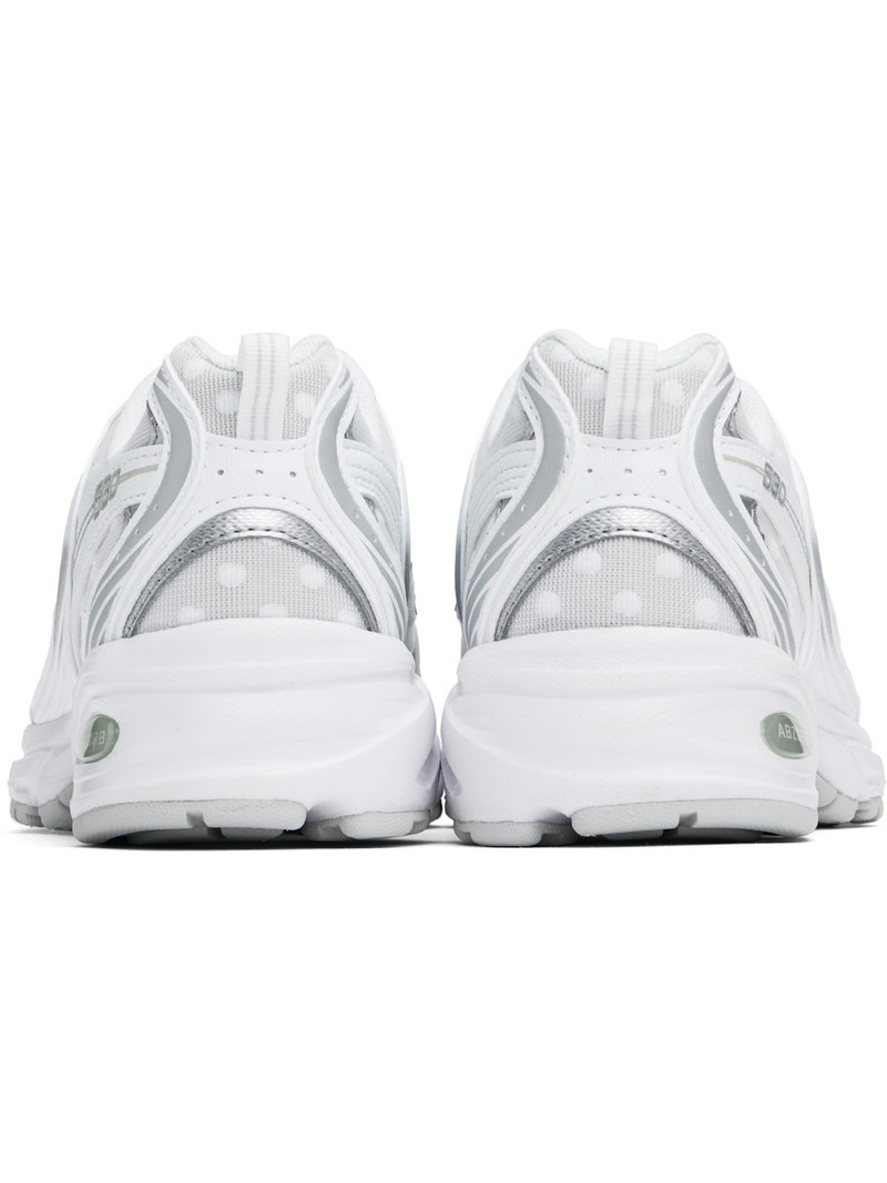 Silver & White 530 Sneakers 2