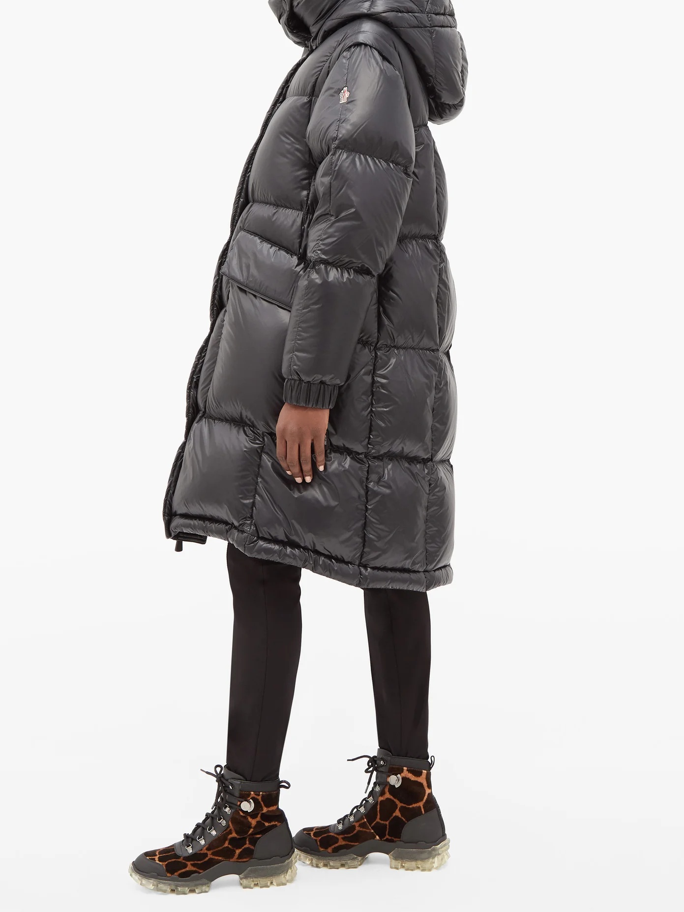 Entreves quilted down hooded jacket - 2