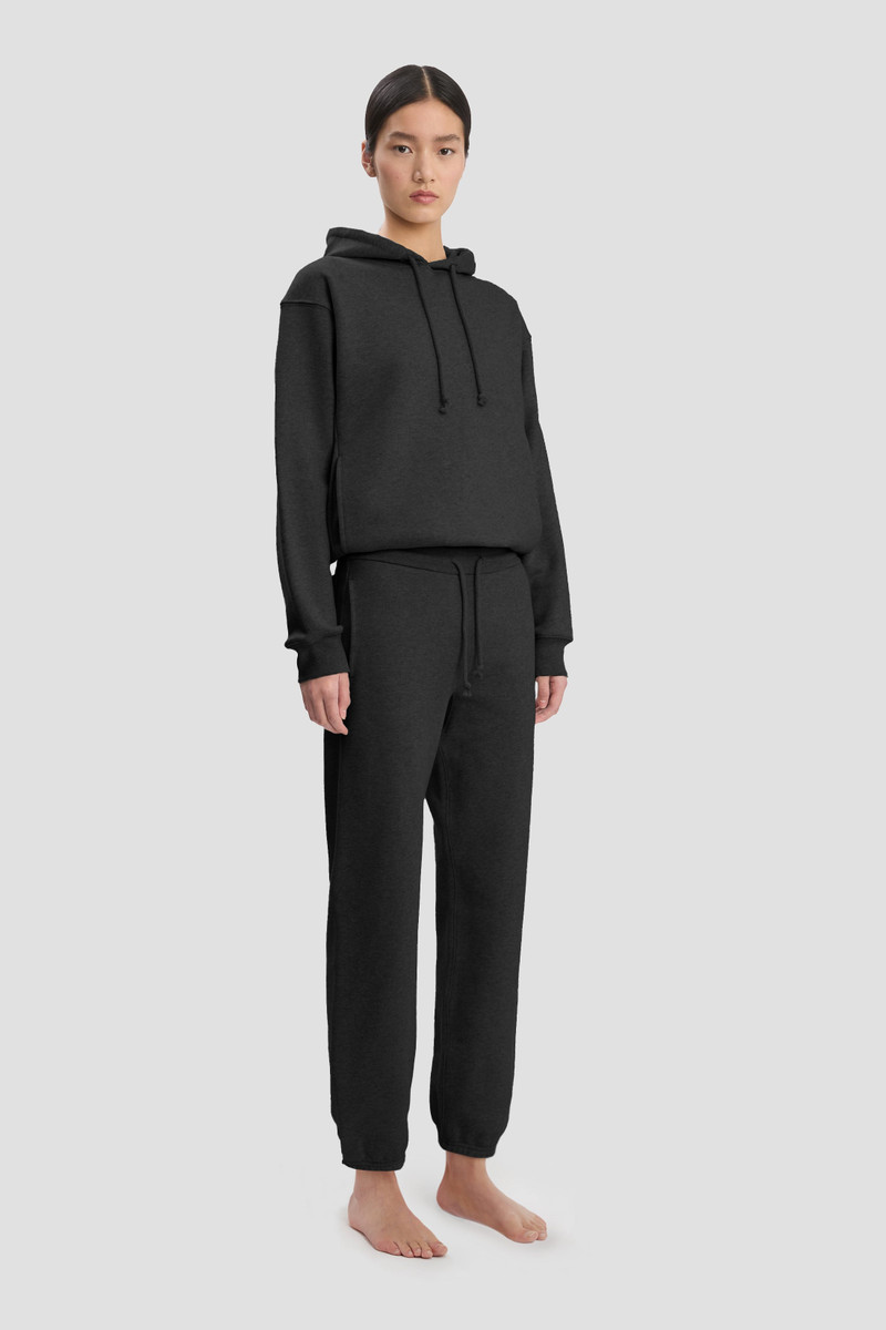 Logo Embroidered Hoodie In Black 3