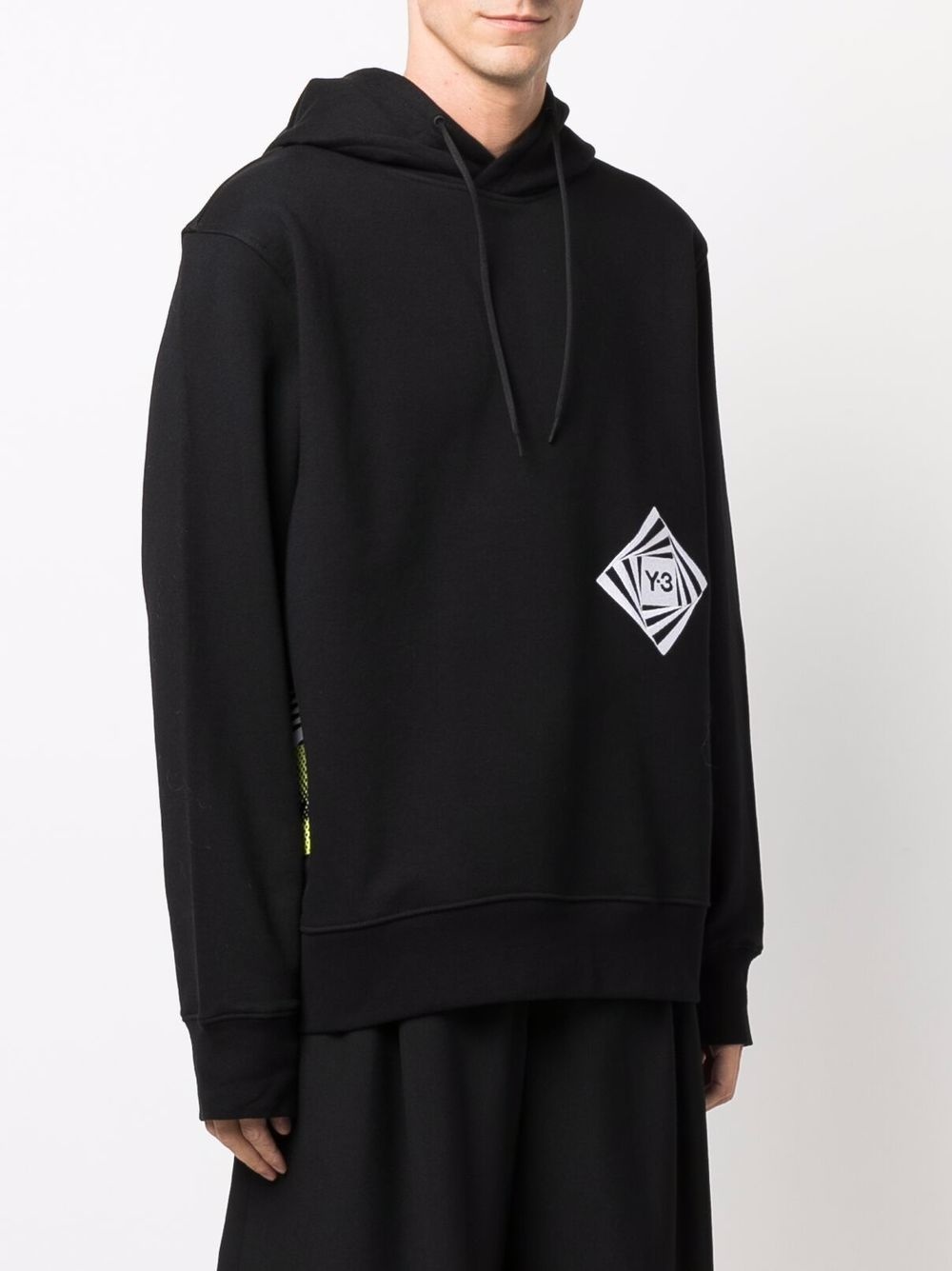 graphic logo-print relaxed hoodie - 4