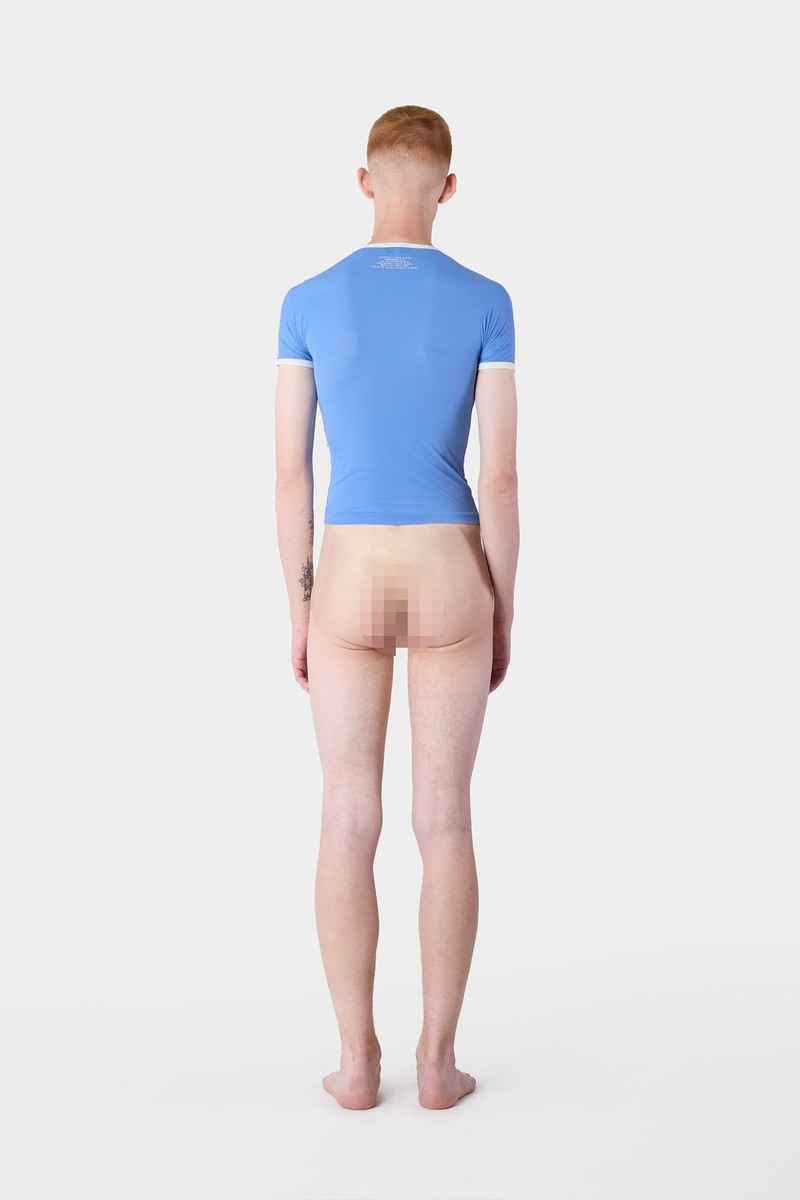 SUPER STRETCH SHORTSLEEVE TOP / sapphire blue 7