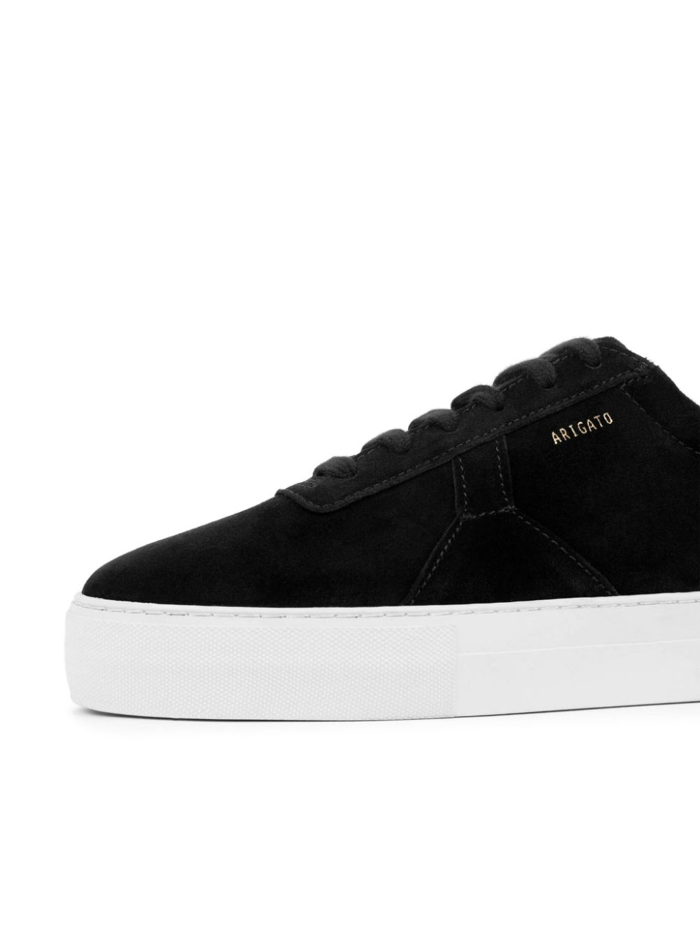 logo-print suede platform sneakers - 5