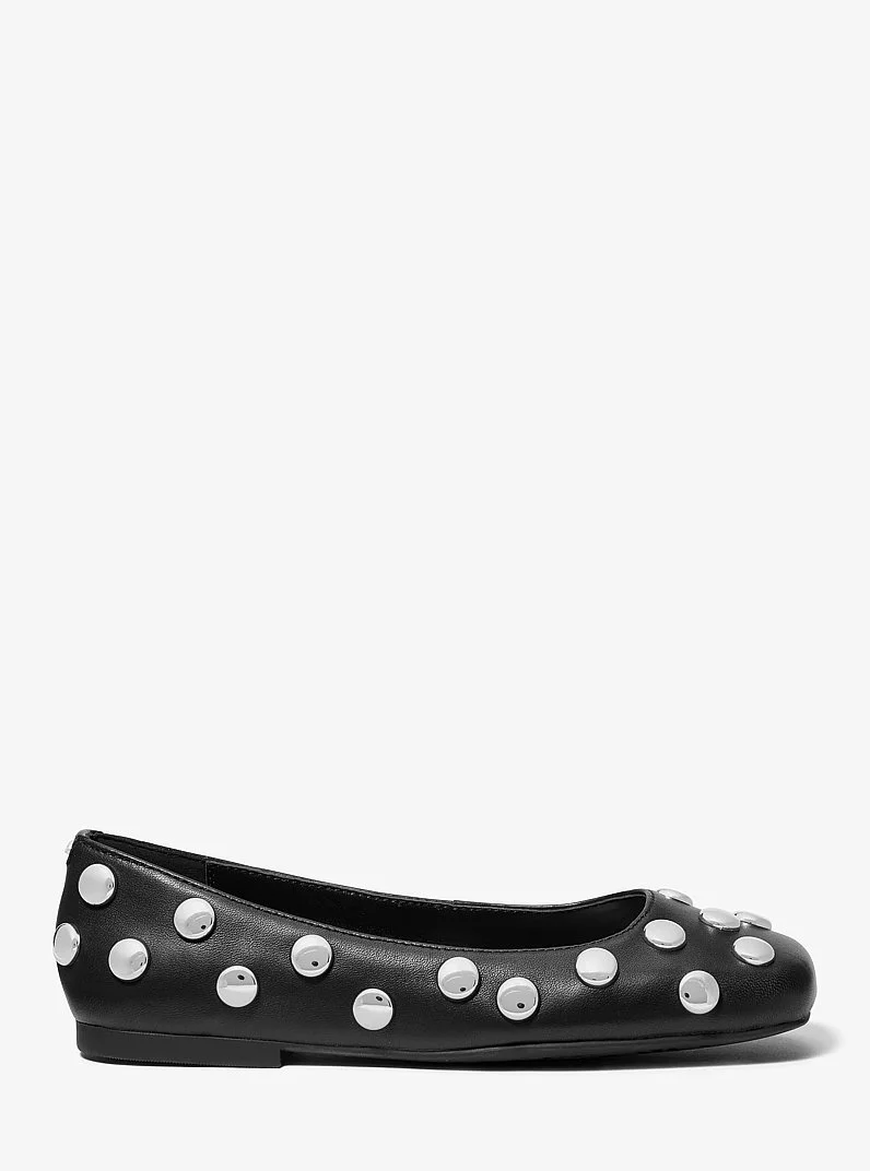 Matilda Studded Leather Ballet Flat - 1