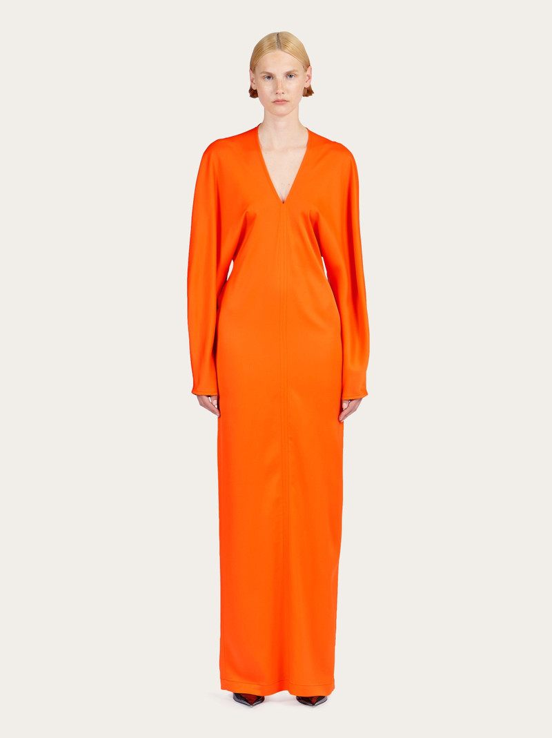 FERRAGAMO Long dress with kimono sleeves outlook