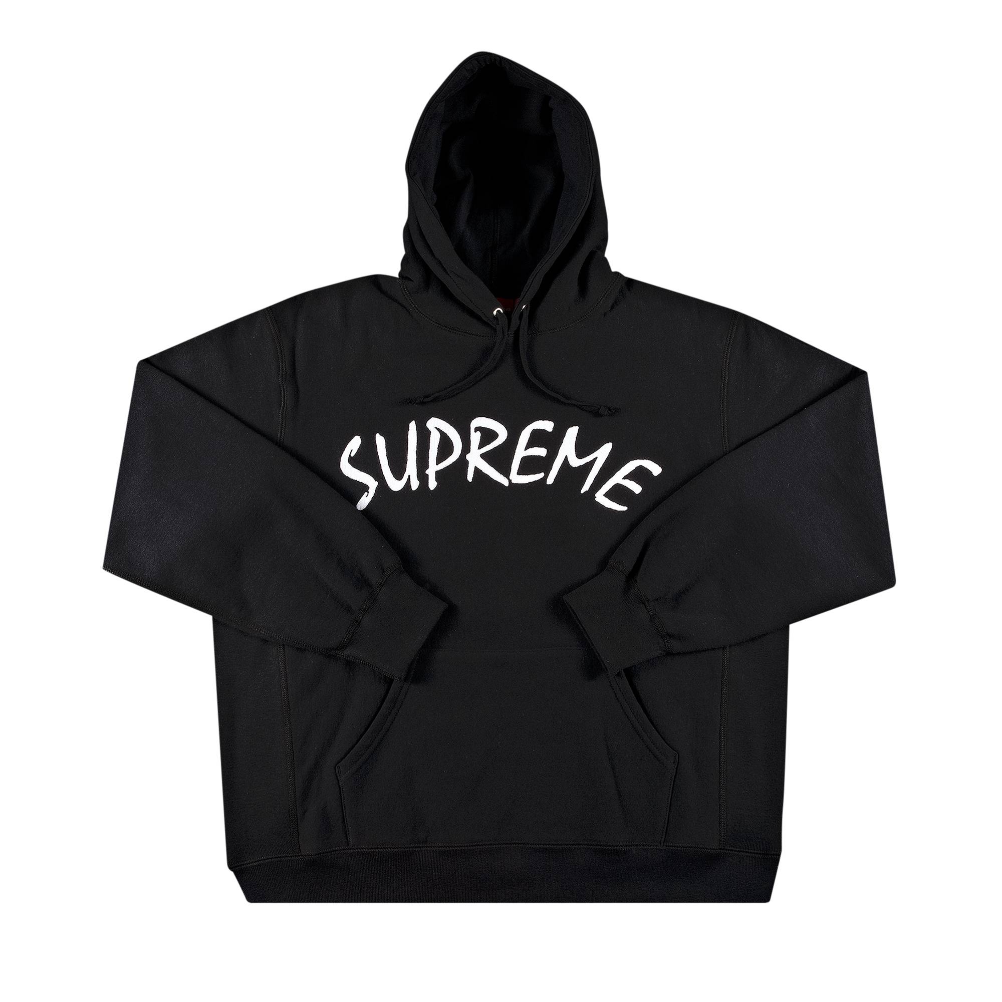 Supreme FTP Arc Hooded Sweatshirt 'Black' - 1