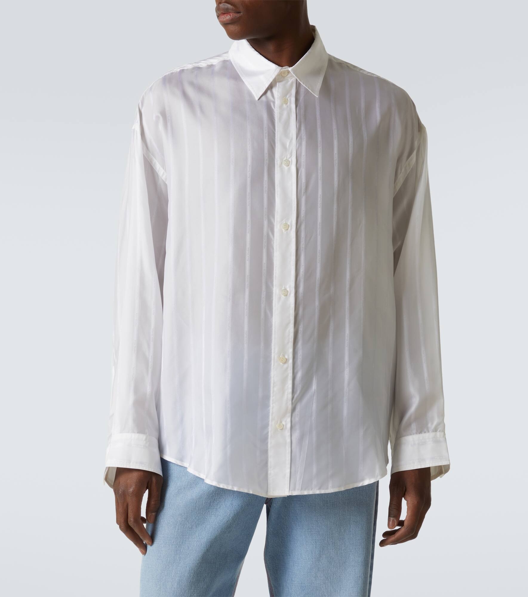 Striped jacquard shirt - 3