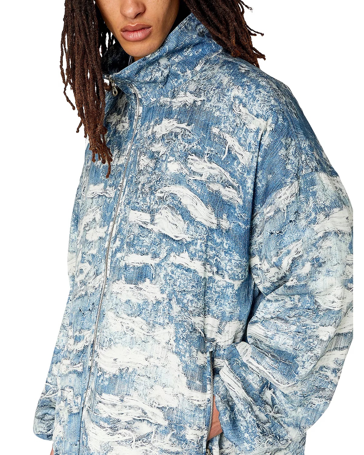 J-Alston Printed Windbreaker Jacket - 4