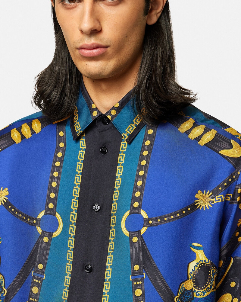 Medusa Saddle Silk Shirt 5